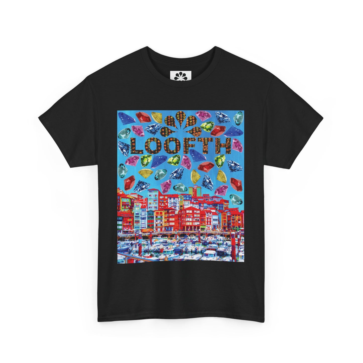 (F) Bijou Céleste Unisex Heavy Cotton Tee