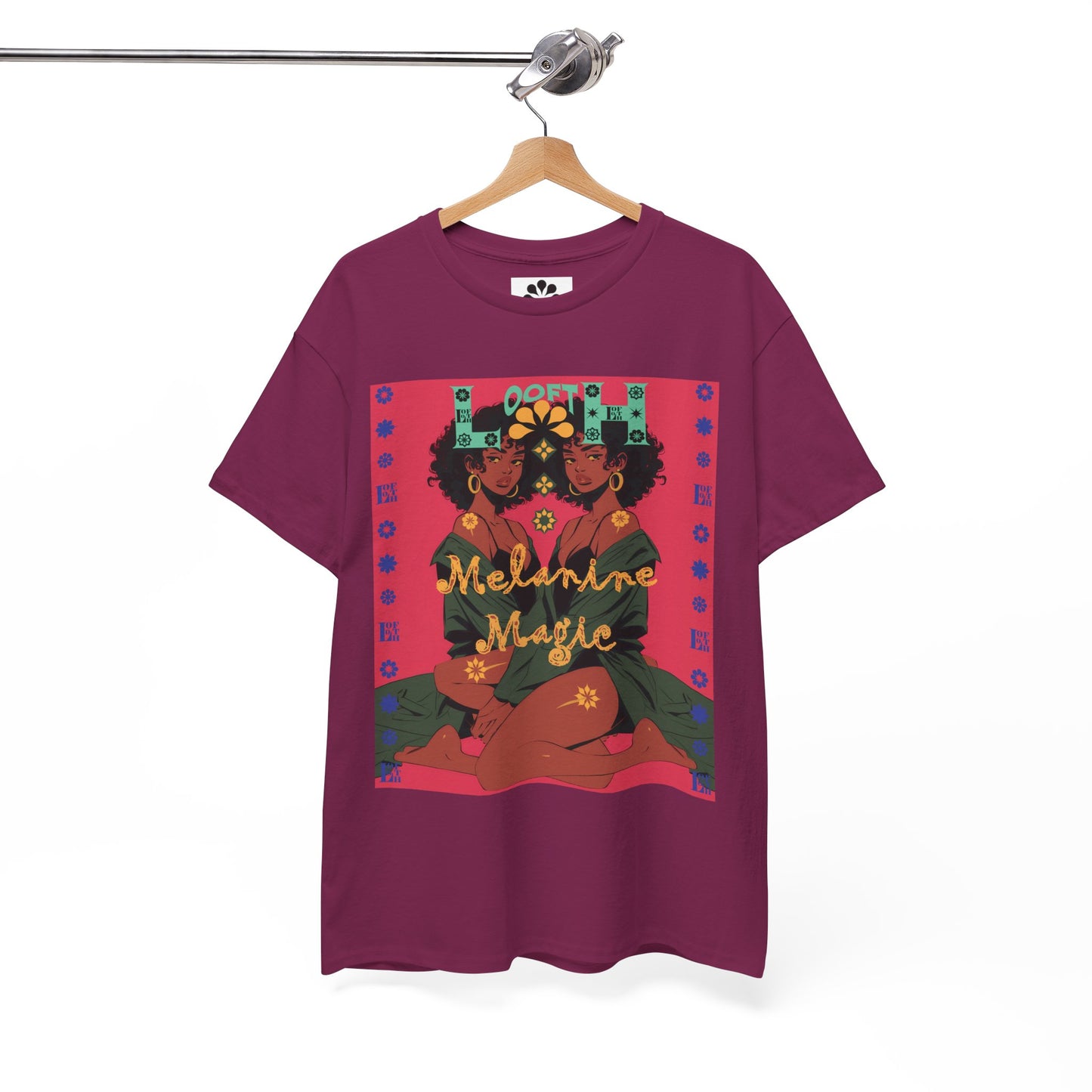 (F) Magie Ébène Unisex Heavy Cotton Tee