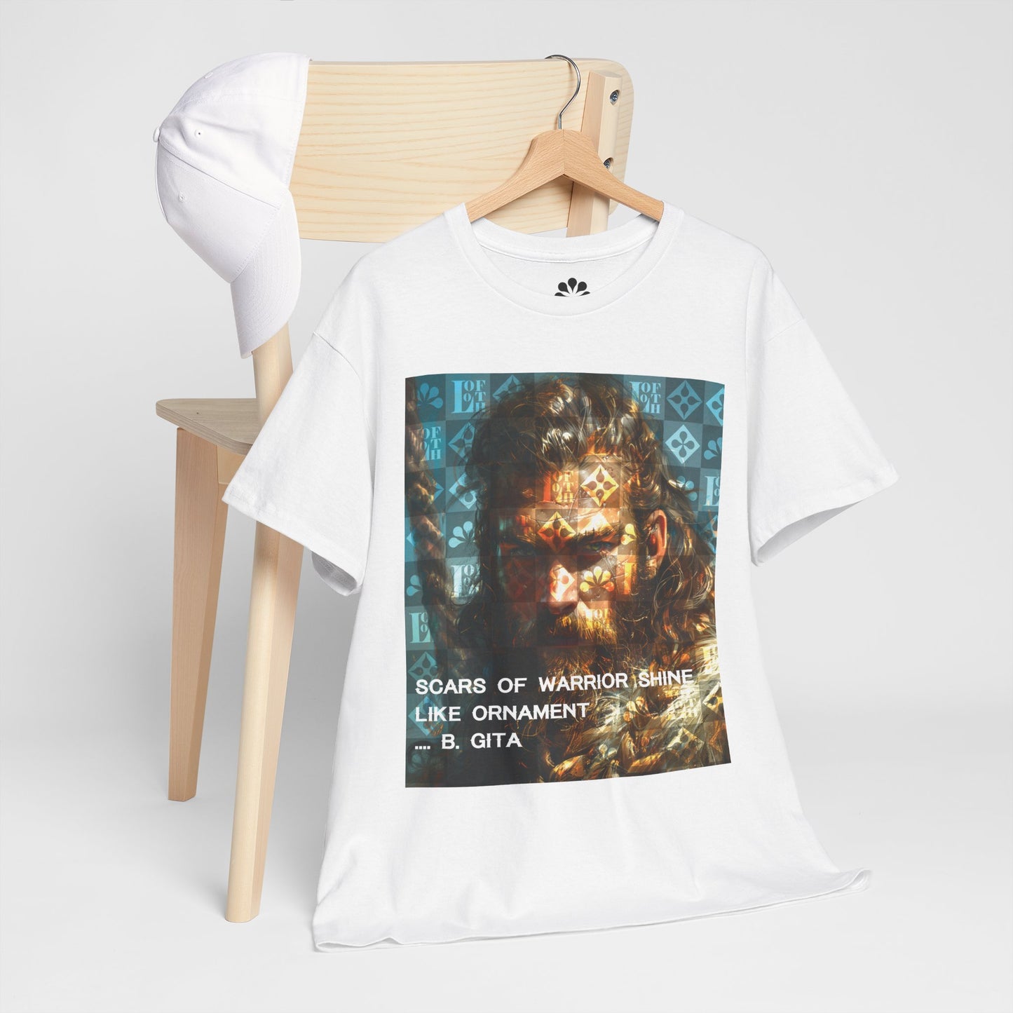 (M) Gita Guerrière Unisex Heavy Cotton Tee