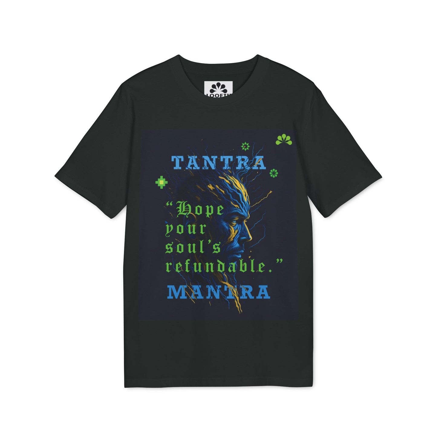 (F) Mantra Lumière Unisex Organic Combed Cotton Medium Fit T-shirt