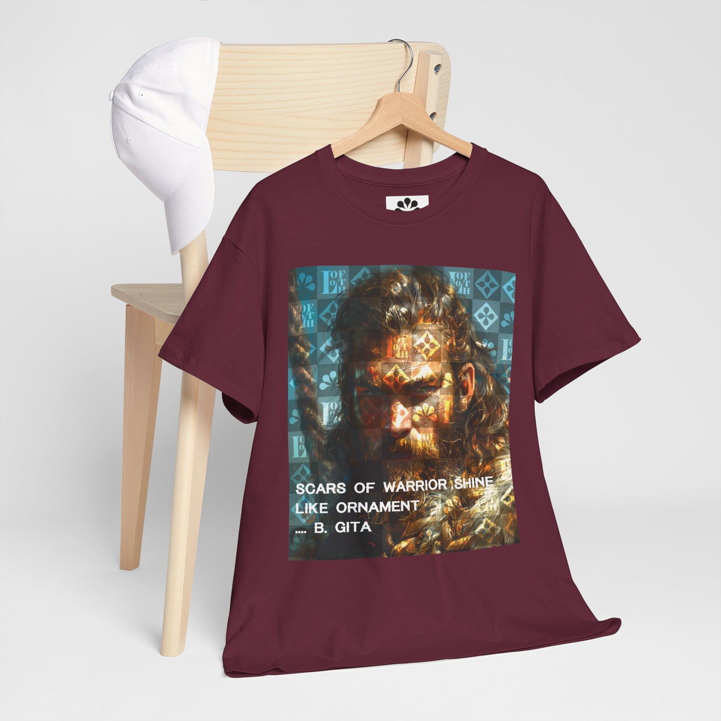 (M) Gita Guerrière Unisex Heavy Cotton Tee
