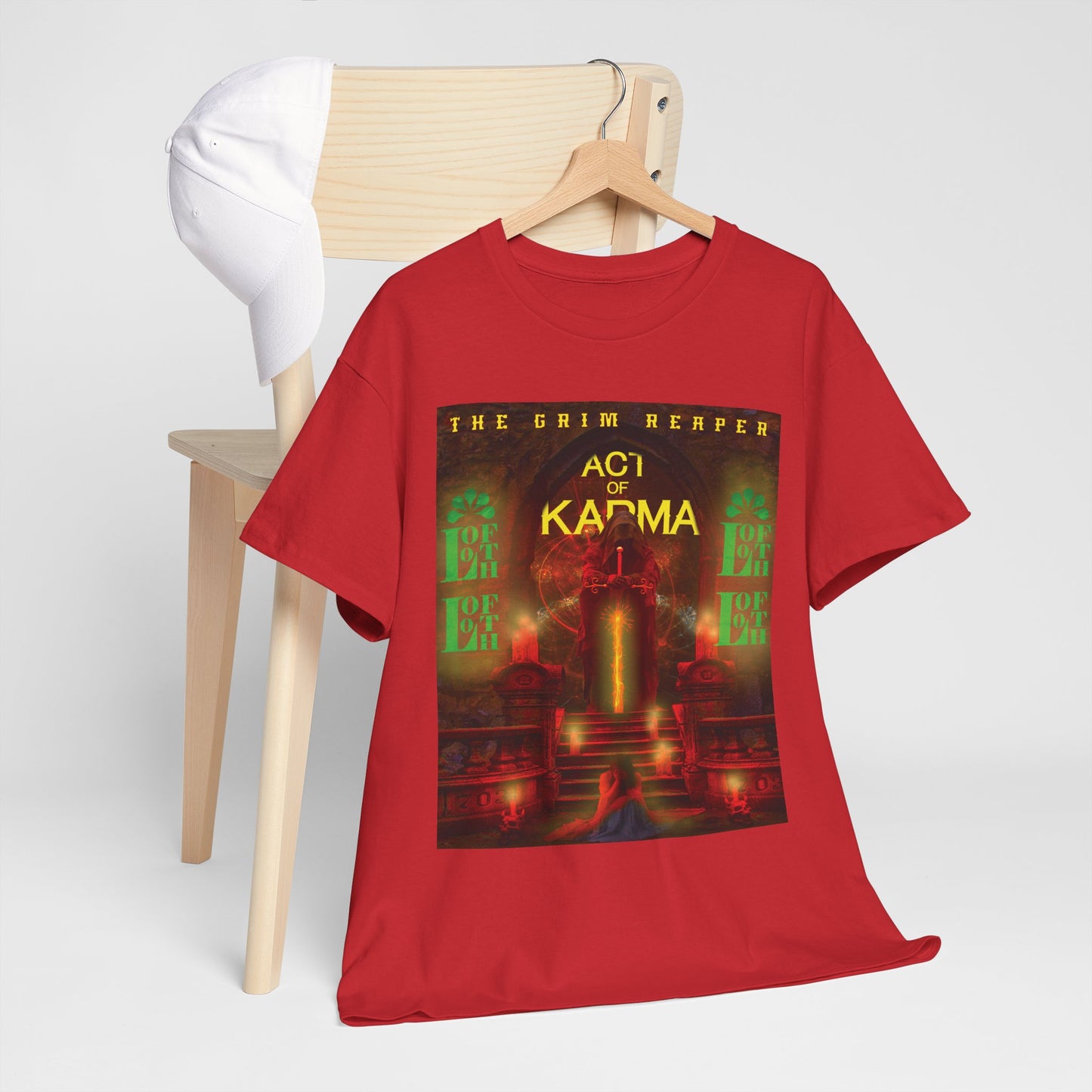 (F) Karma Rouge Heavy Cotton Tee