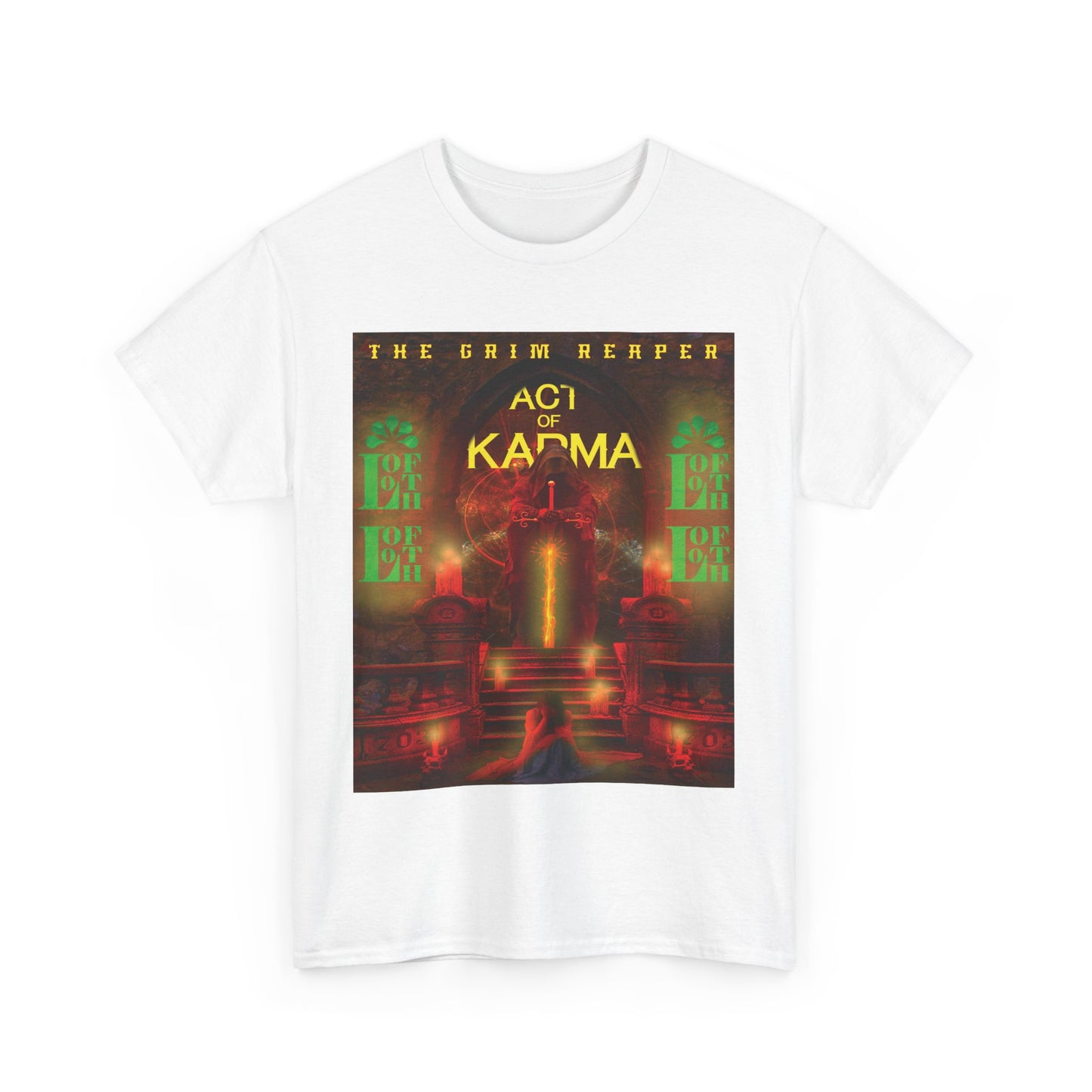 (F) Karma Rouge Heavy Cotton Tee