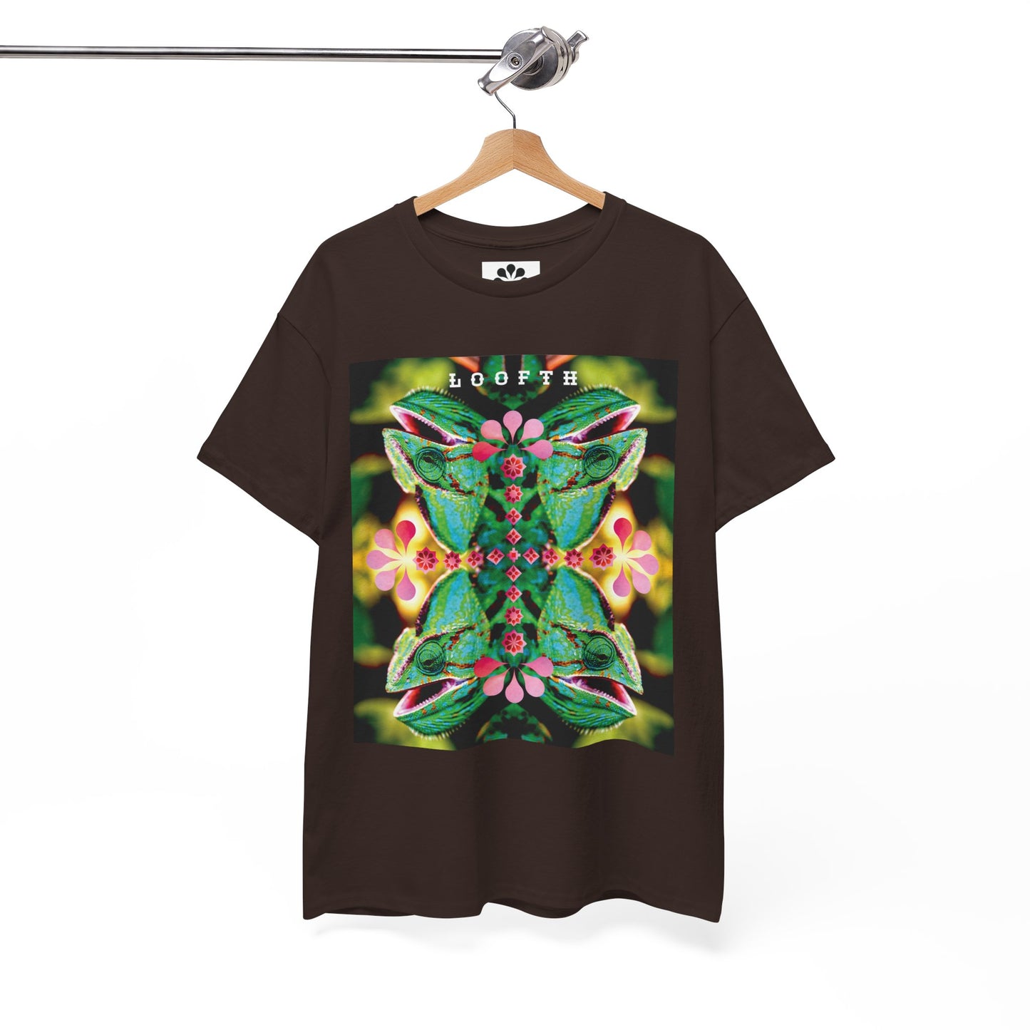 (F) Vert Chameleon Unisex Organic Combed Cotton Medium Fit T-shirt