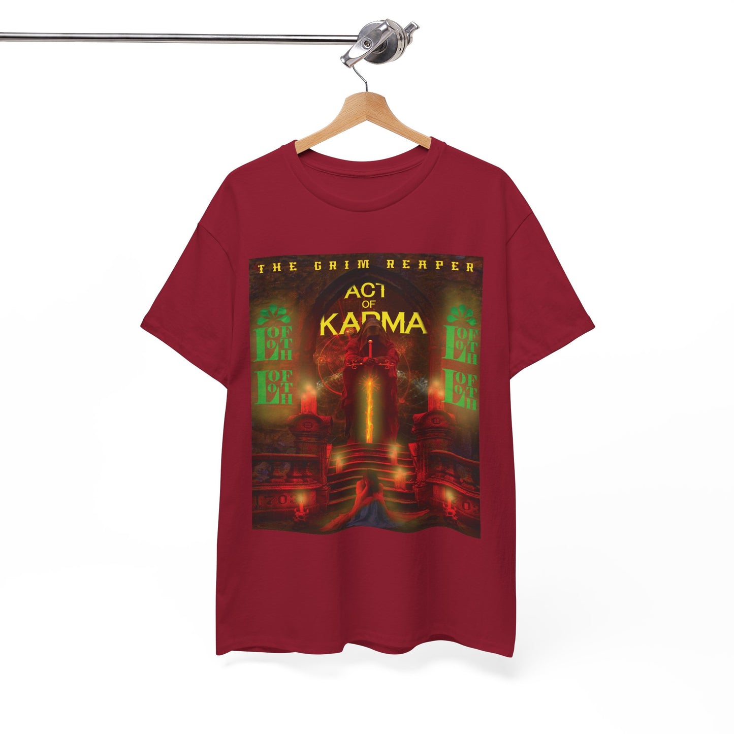 (F) Karma Rouge Heavy Cotton Tee
