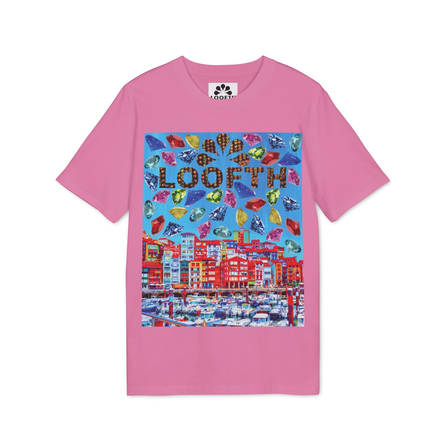 (F) Bijou Céleste Unisex Organic Combed Cotton Medium Fit T-shirt