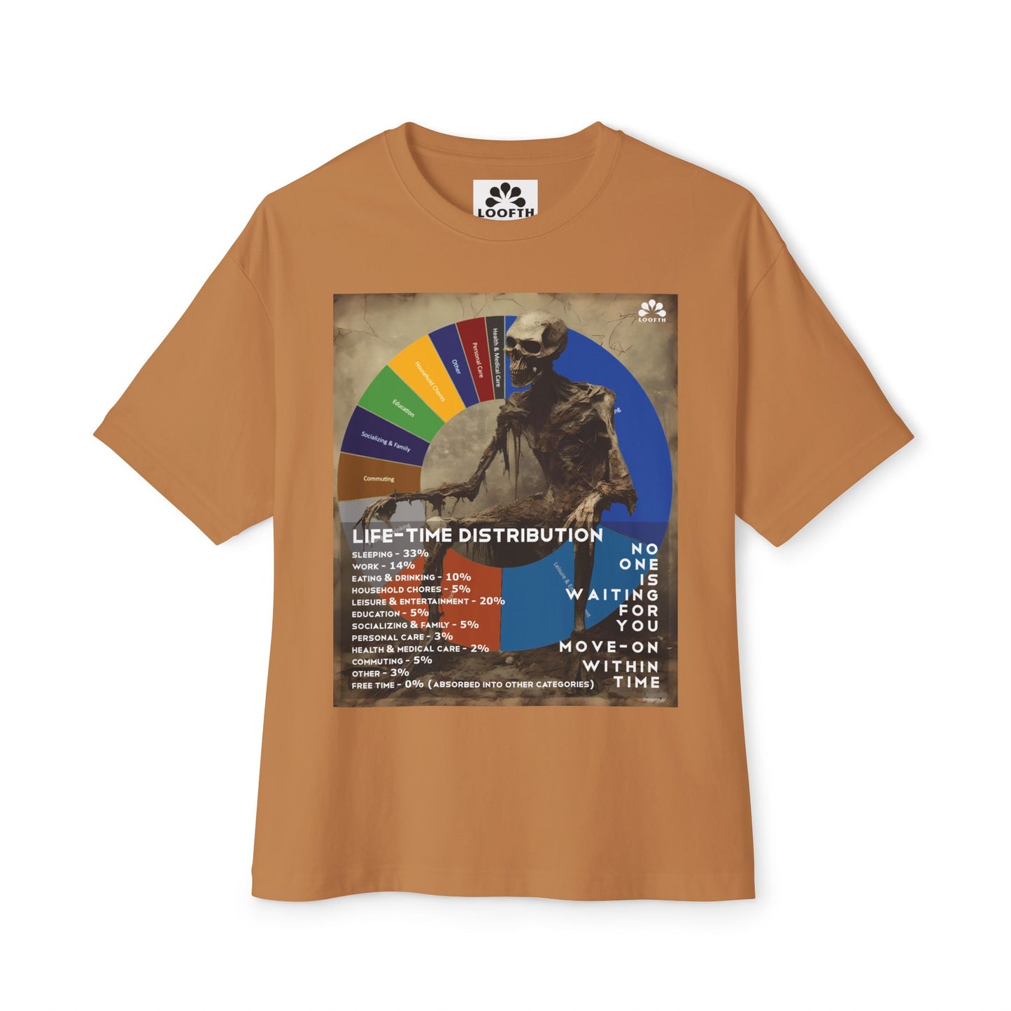 (M) Crâne Vivace Unisex Oversized Boxy Tee