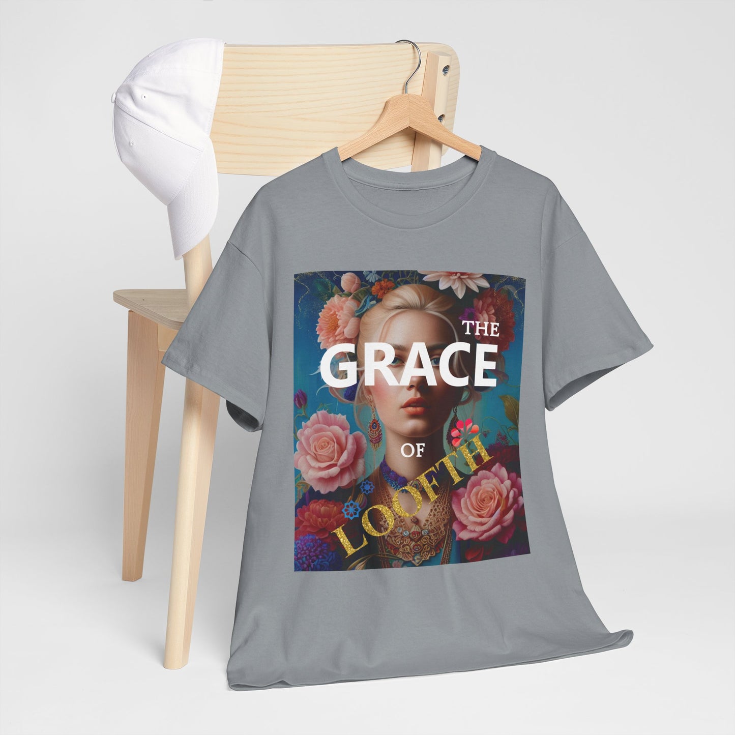 (F) Fleur de Grâce Unisex Heavy Cotton Tee