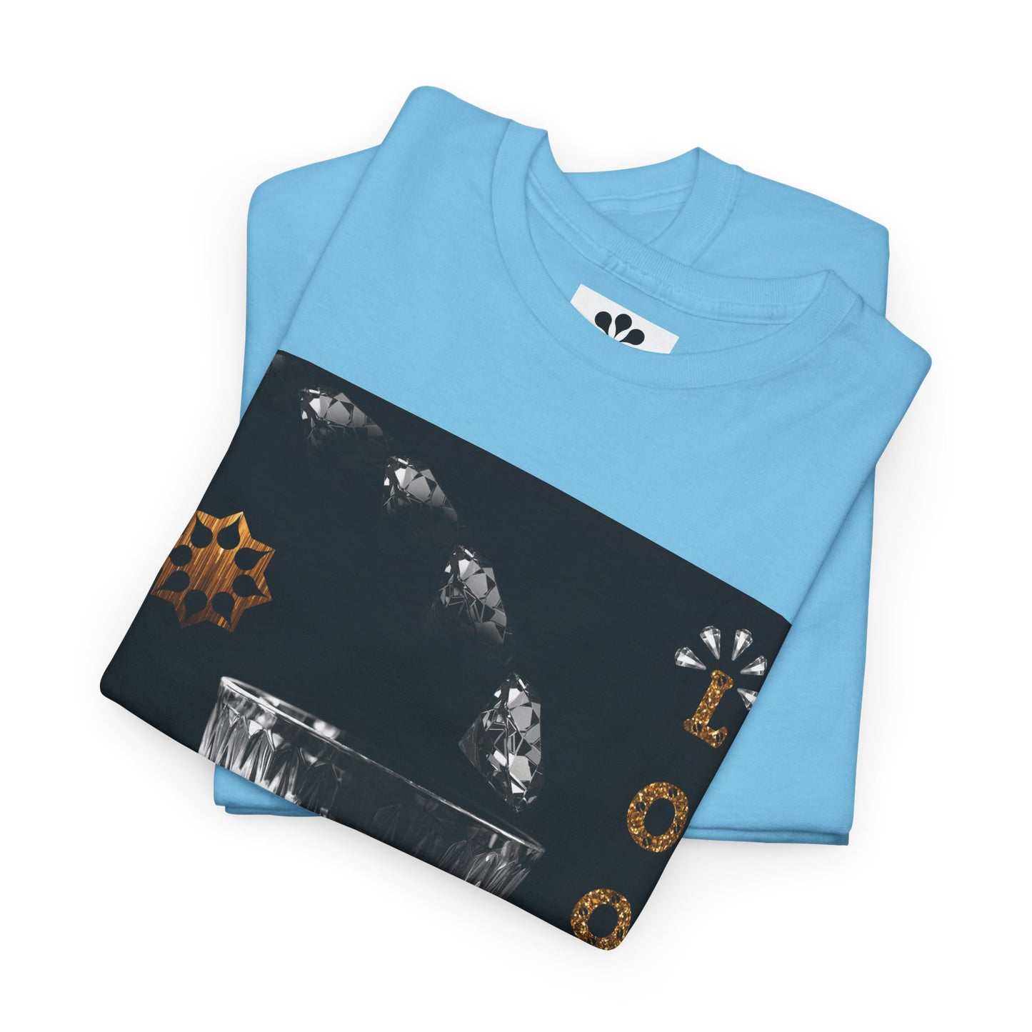 (M) Cristal Noir Unisex Heavy Cotton Tee