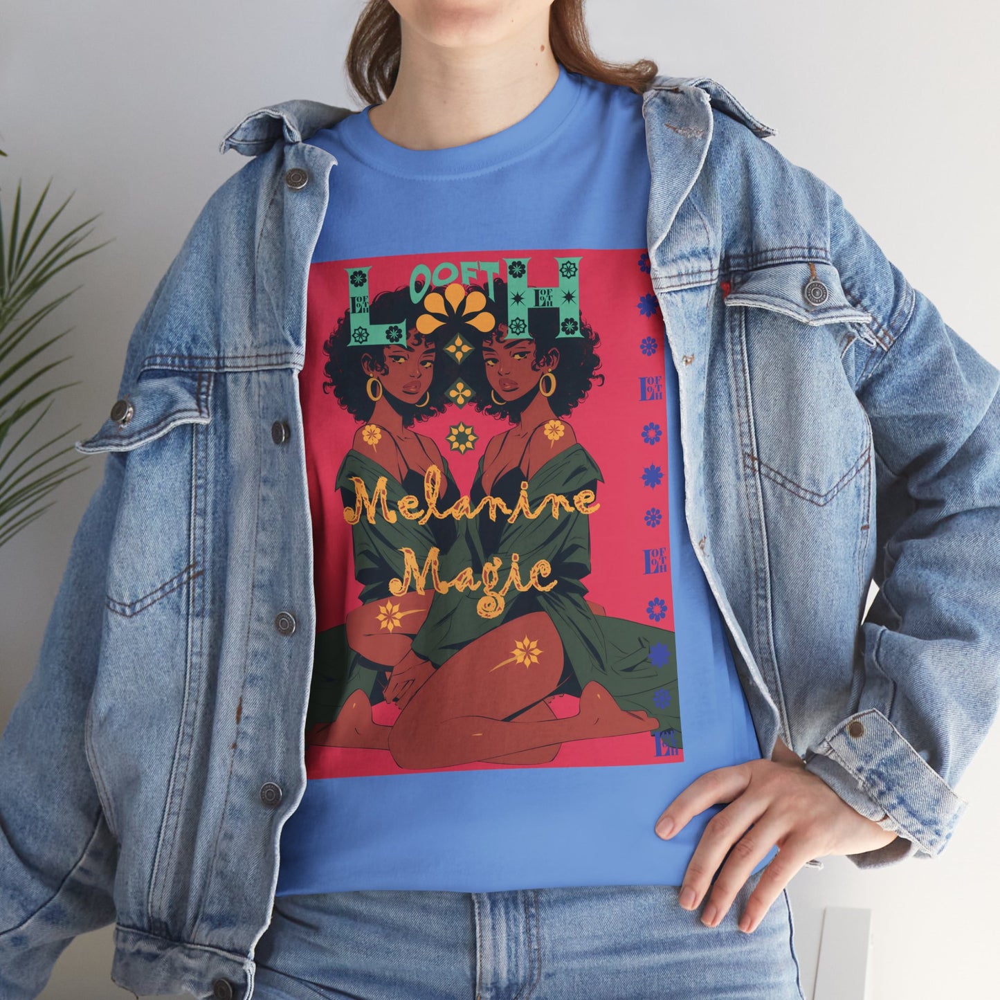 (F) Magie Ébène Unisex Heavy Cotton Tee