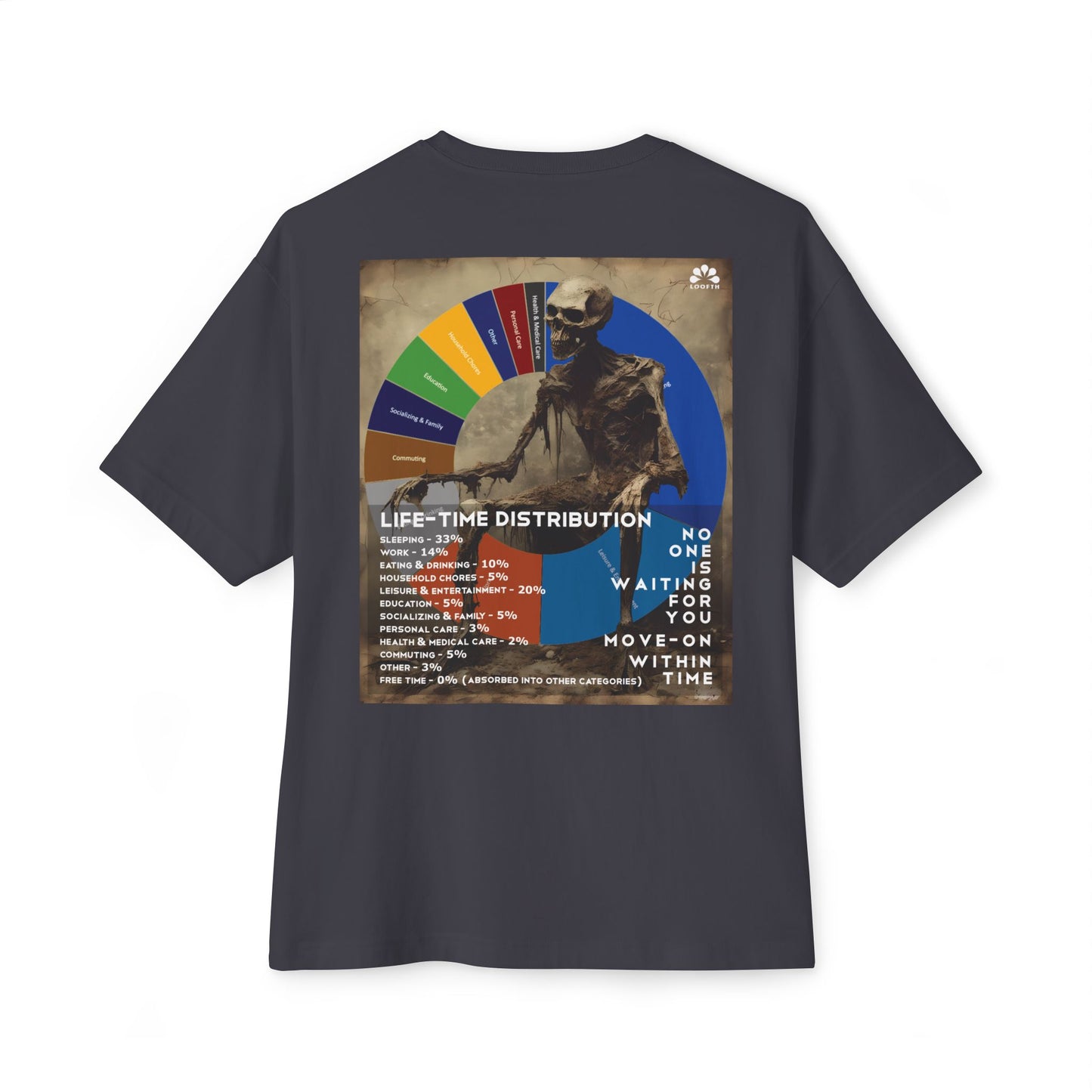 (M) Crâne Vivace Unisex Oversized Boxy Tee