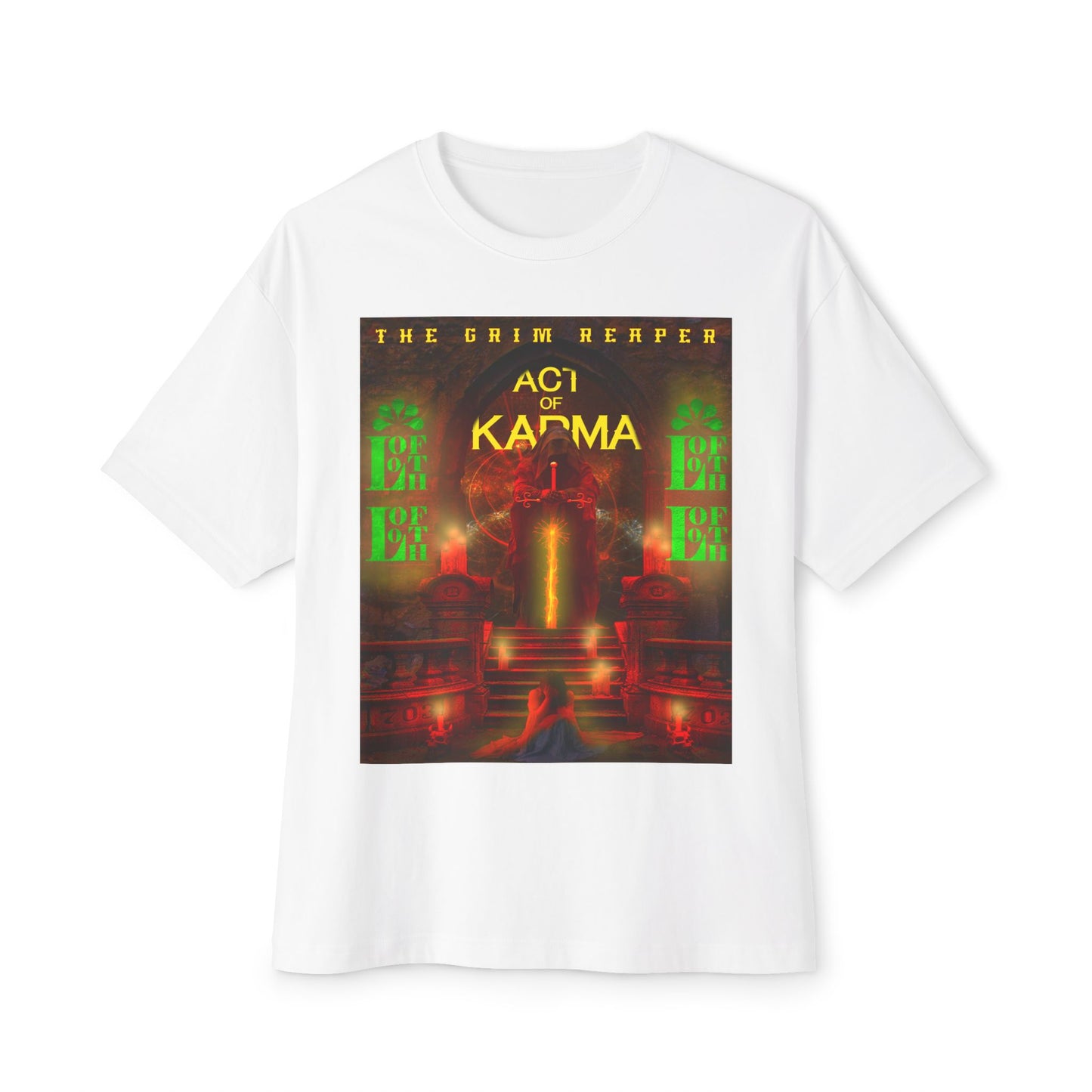 (F) Karma Rouge Unisex Oversized Tee