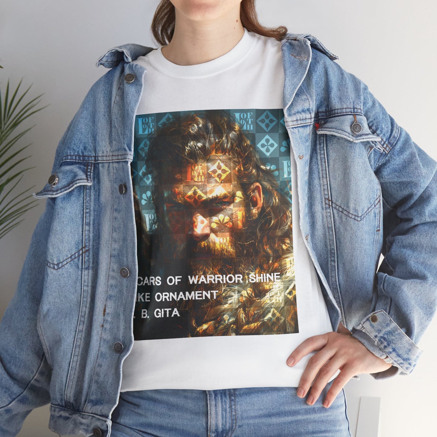 (M) Gita Guerrière Unisex Heavy Cotton Tee