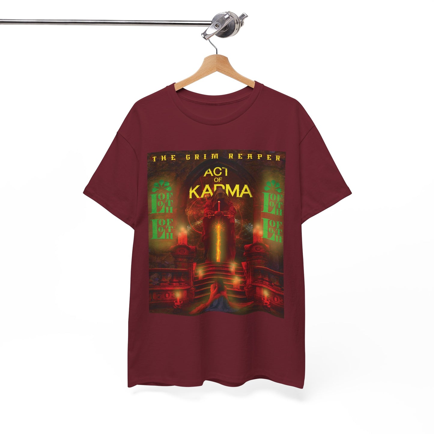 (F) Karma Rouge Heavy Cotton Tee