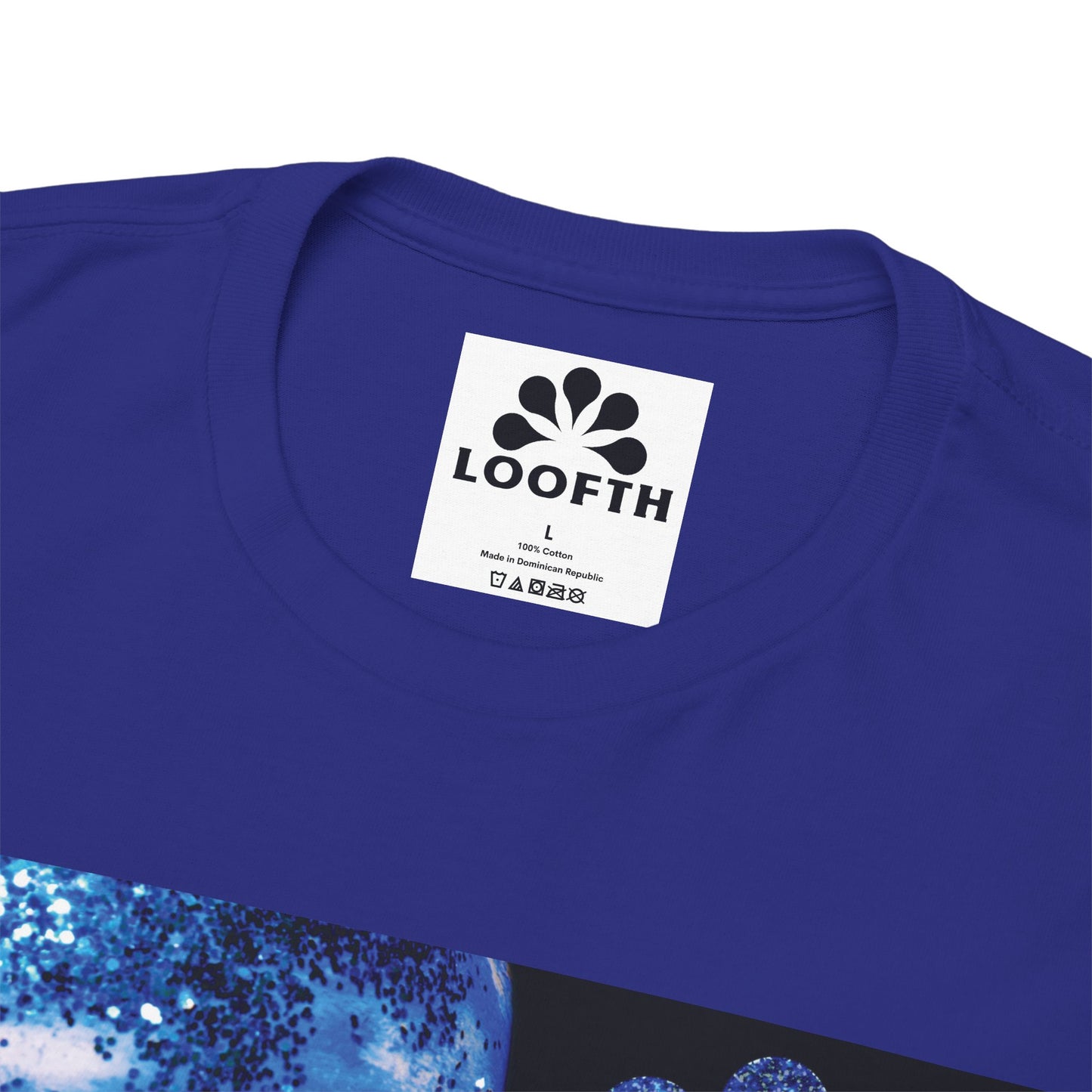(F) Éclat Bleu Unisex Heavy Cotton Tee