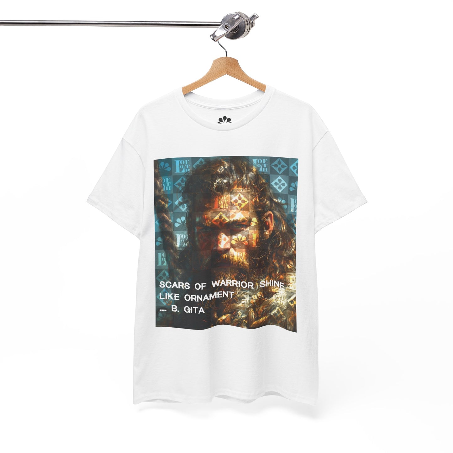 (M) Gita Guerrière Unisex Heavy Cotton Tee