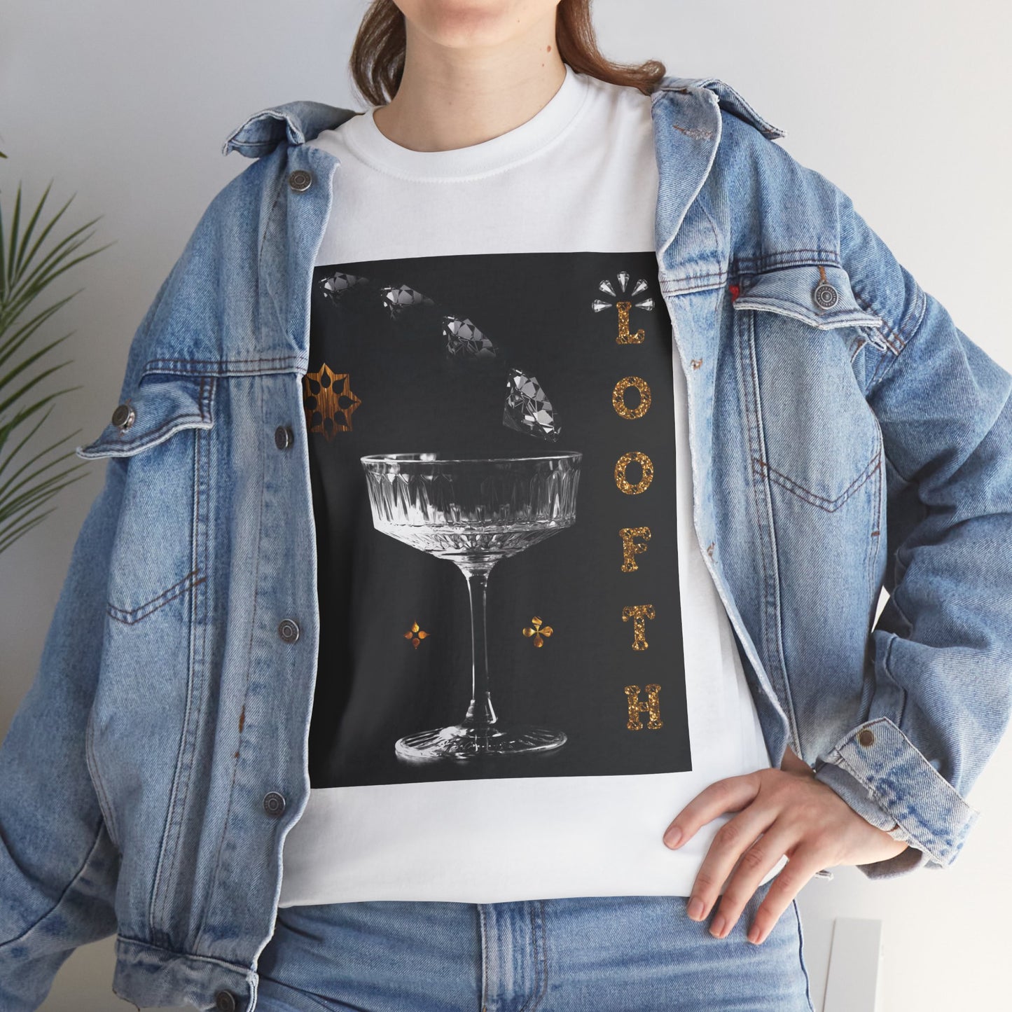 (M) Cristal Noir Unisex Heavy Cotton Tee