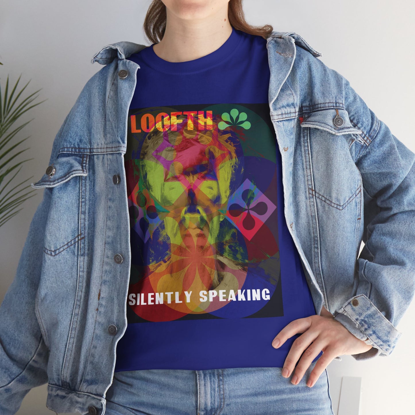 (M) Vibrance Silencieuse Unisex Heavy Cotton Tee
