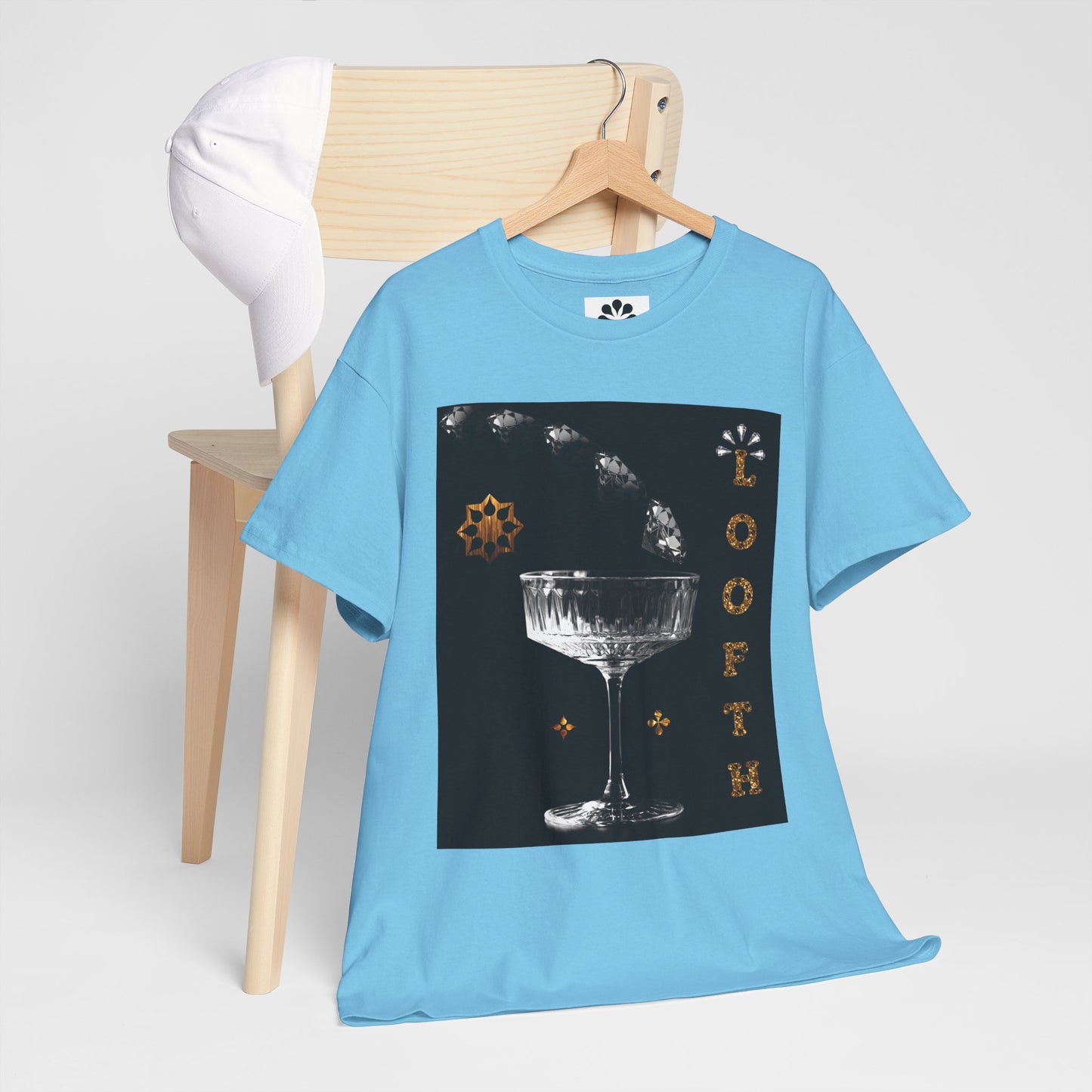 (M) Cristal Noir Unisex Heavy Cotton Tee