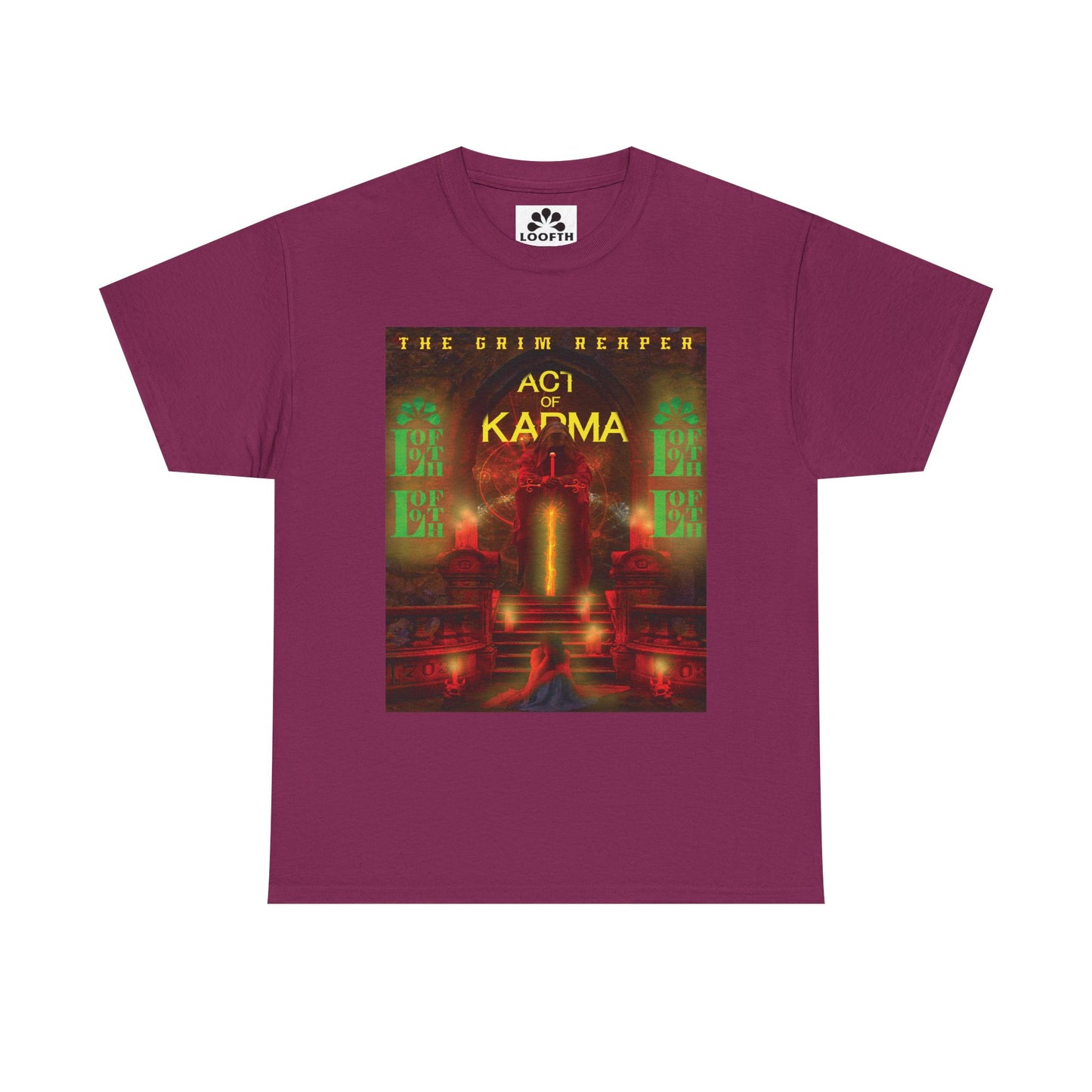 (M) Karma Rouge Unisex Heavy Cotton T-Shirt