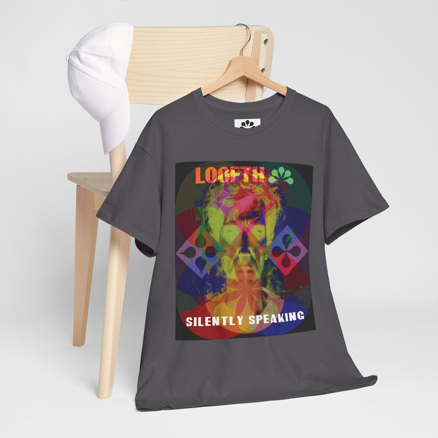 (M) Vibrance Silencieuse Unisex Heavy Cotton Tee