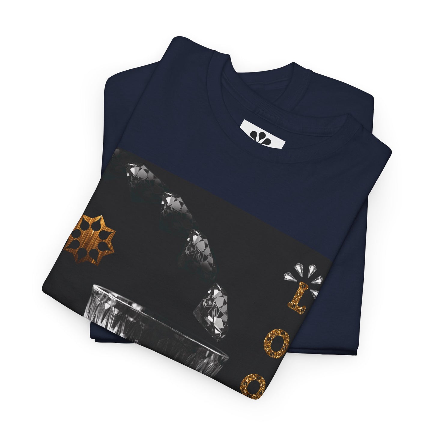 (M) Cristal Noir Unisex Heavy Cotton Tee