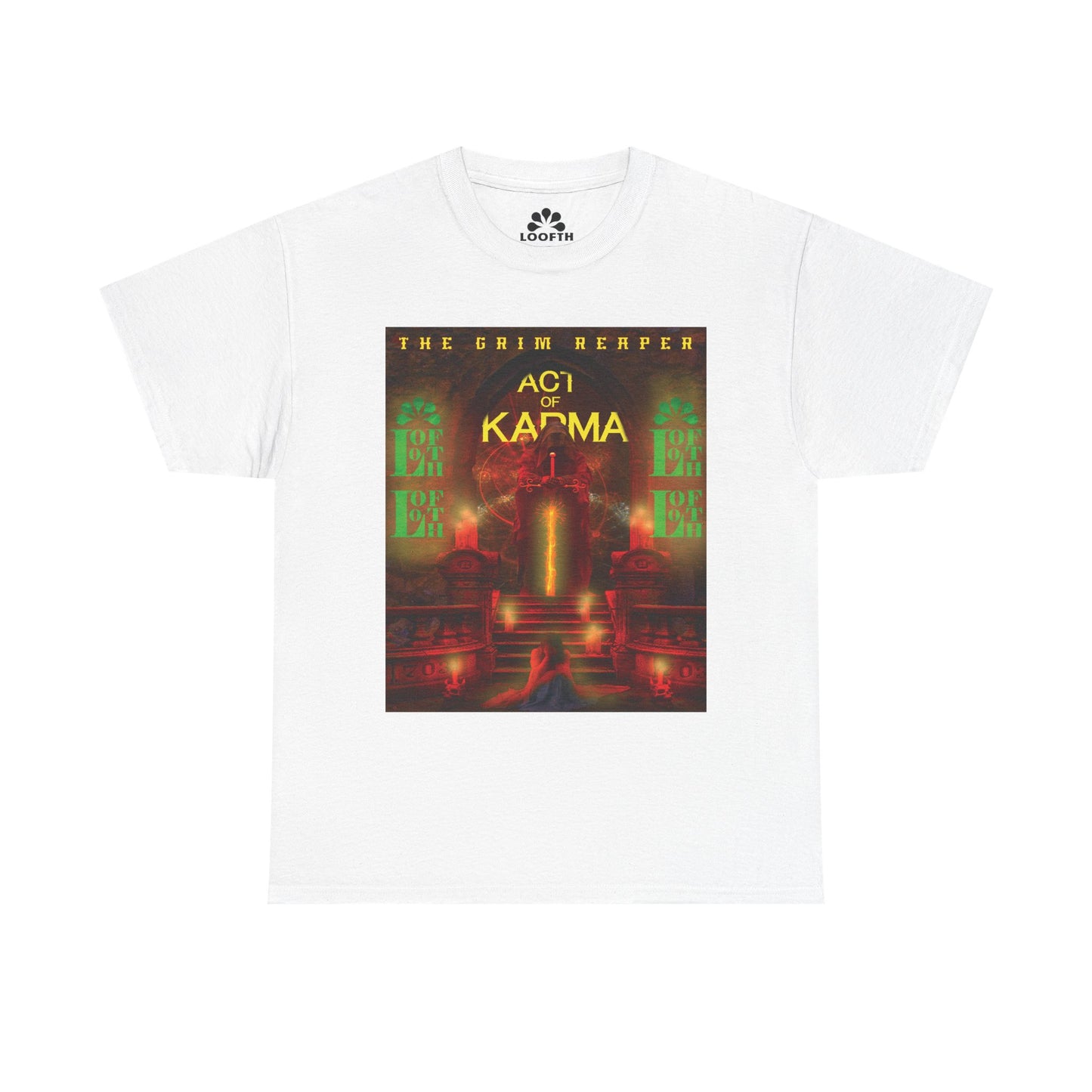 (M) Karma Rouge Unisex Heavy Cotton T-Shirt