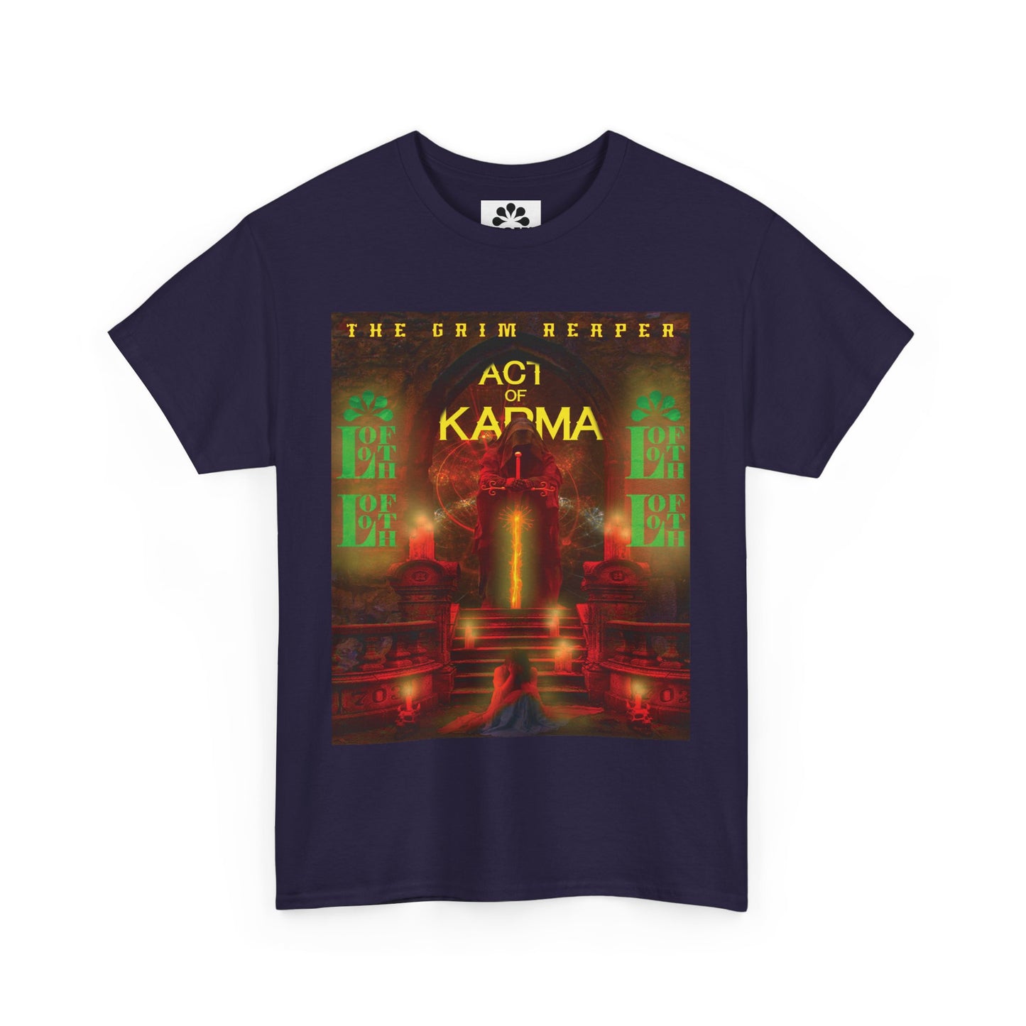 (M) Karma Rouge Unisex Heavy Cotton T-Shirt