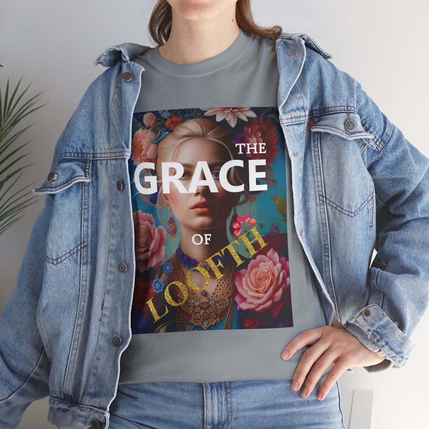(F) Fleur de Grâce Unisex Heavy Cotton Tee