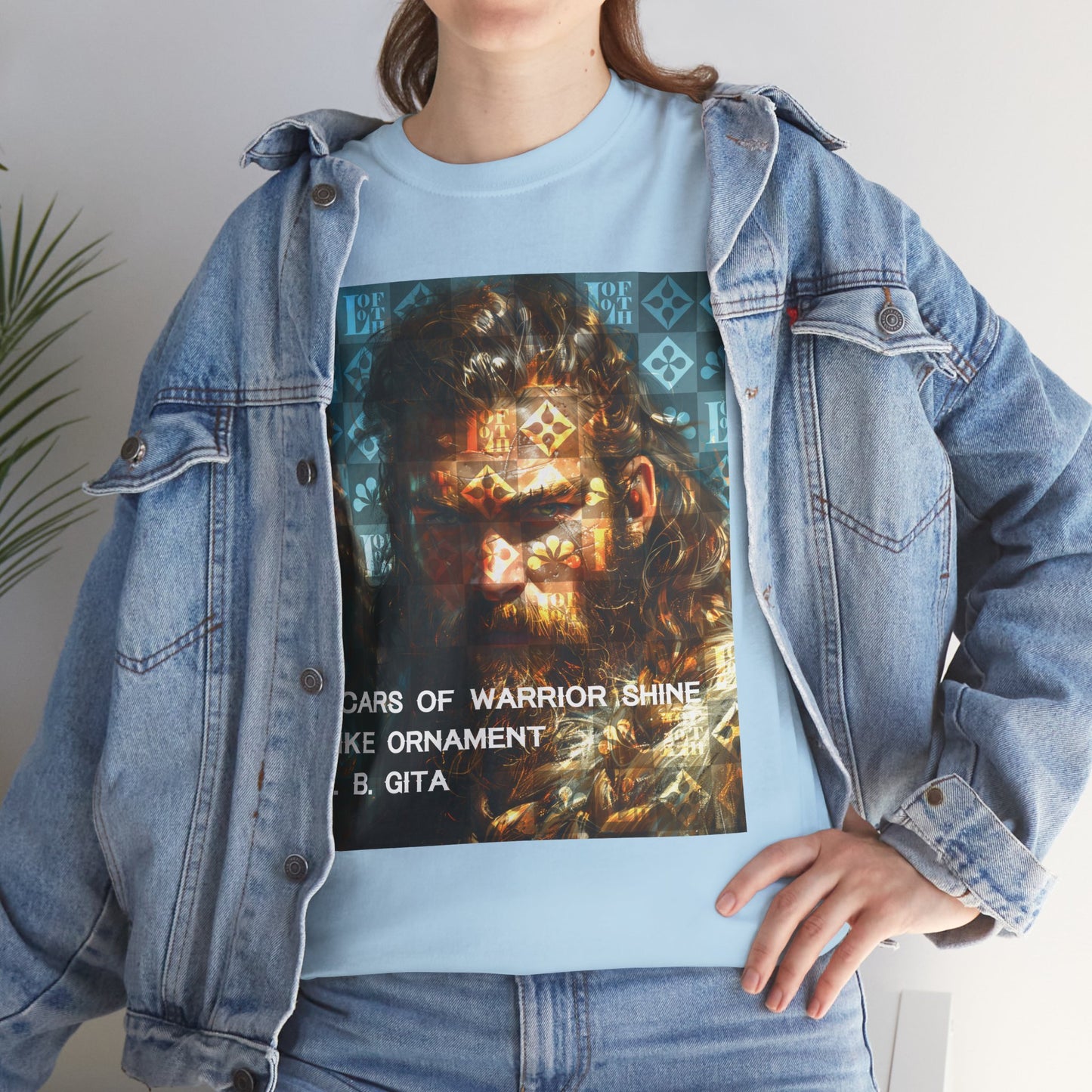 (M) Gita Guerrière Unisex Heavy Cotton Tee