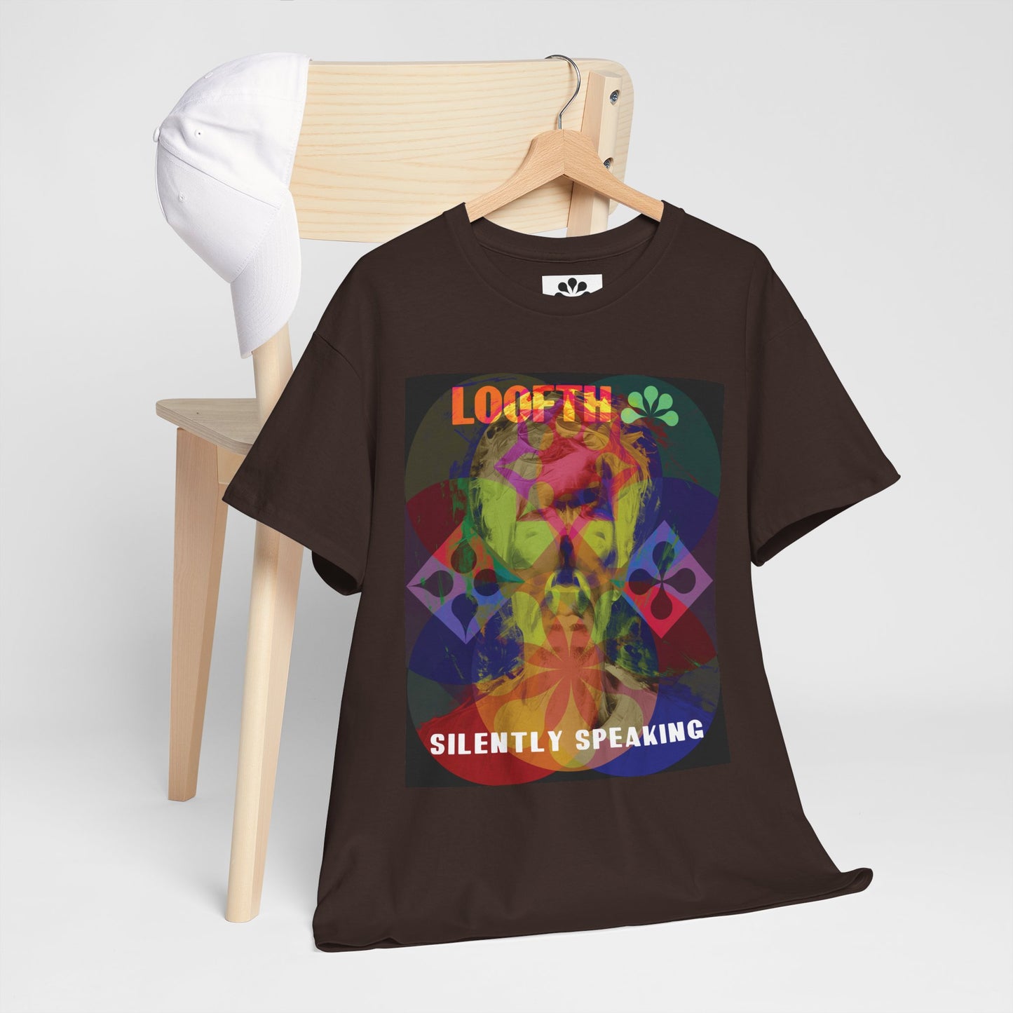 (M) Vibrance Silencieuse Unisex Heavy Cotton Tee