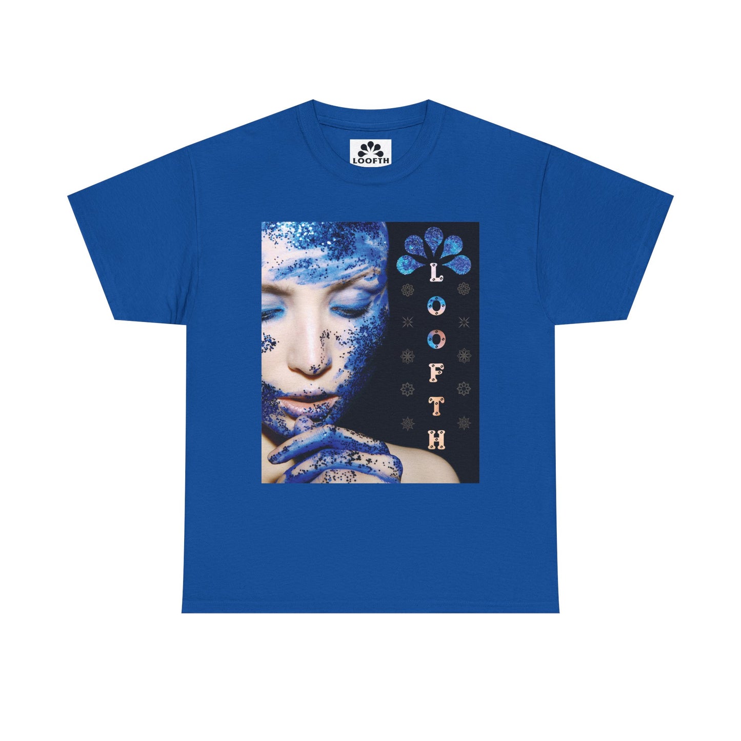 (F) Éclat Bleu Unisex Heavy Cotton Tee