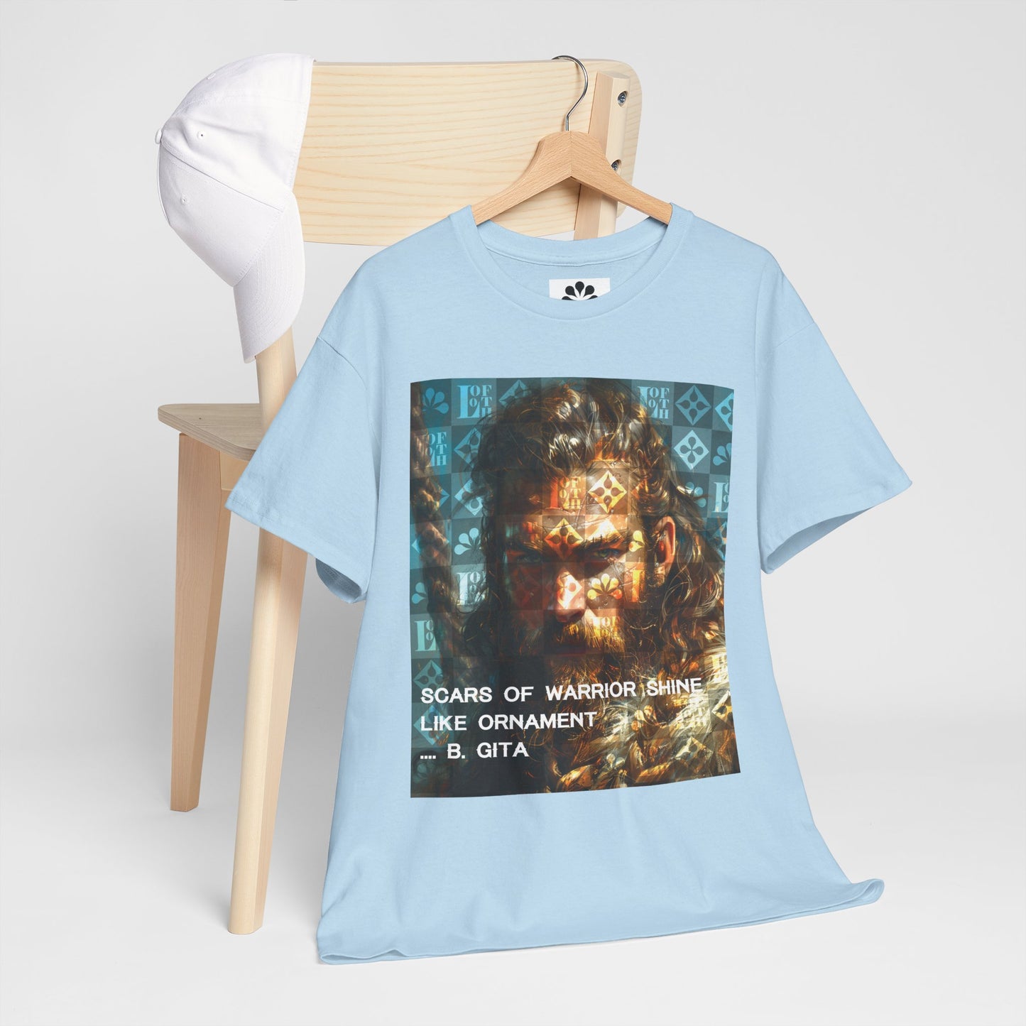 (M) Gita Guerrière Unisex Heavy Cotton Tee
