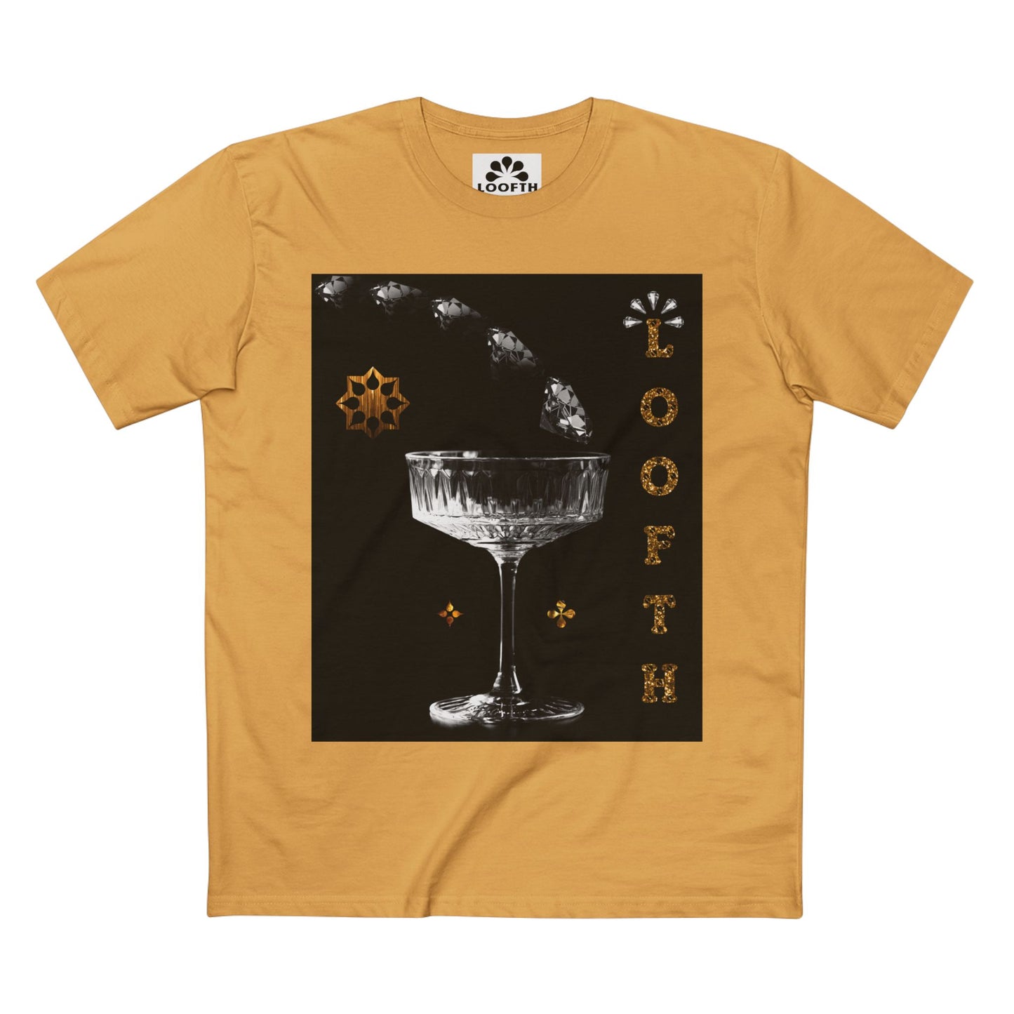 (M) Cristal Noir Adult Staple T-Shirt