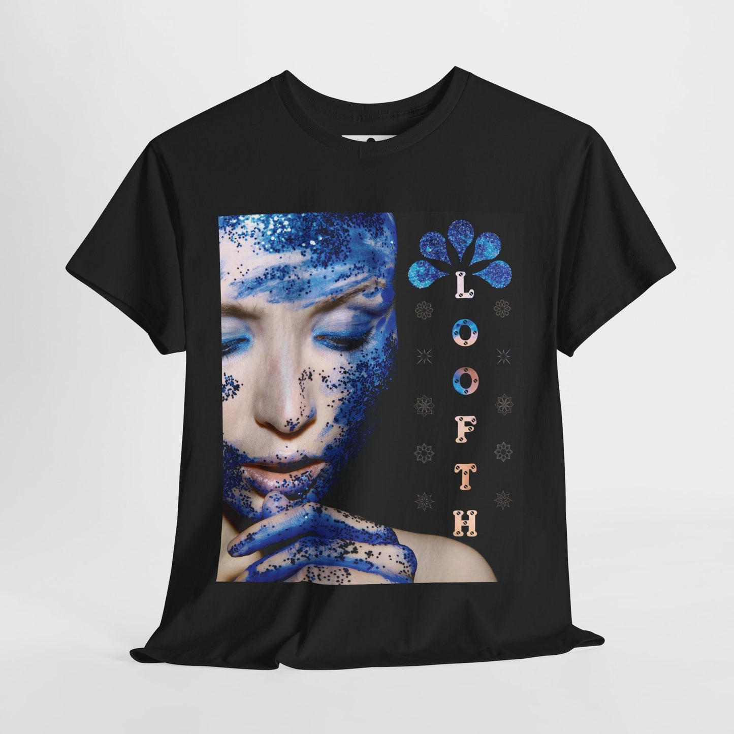 (F) Éclat Bleu Unisex Heavy Cotton Tee