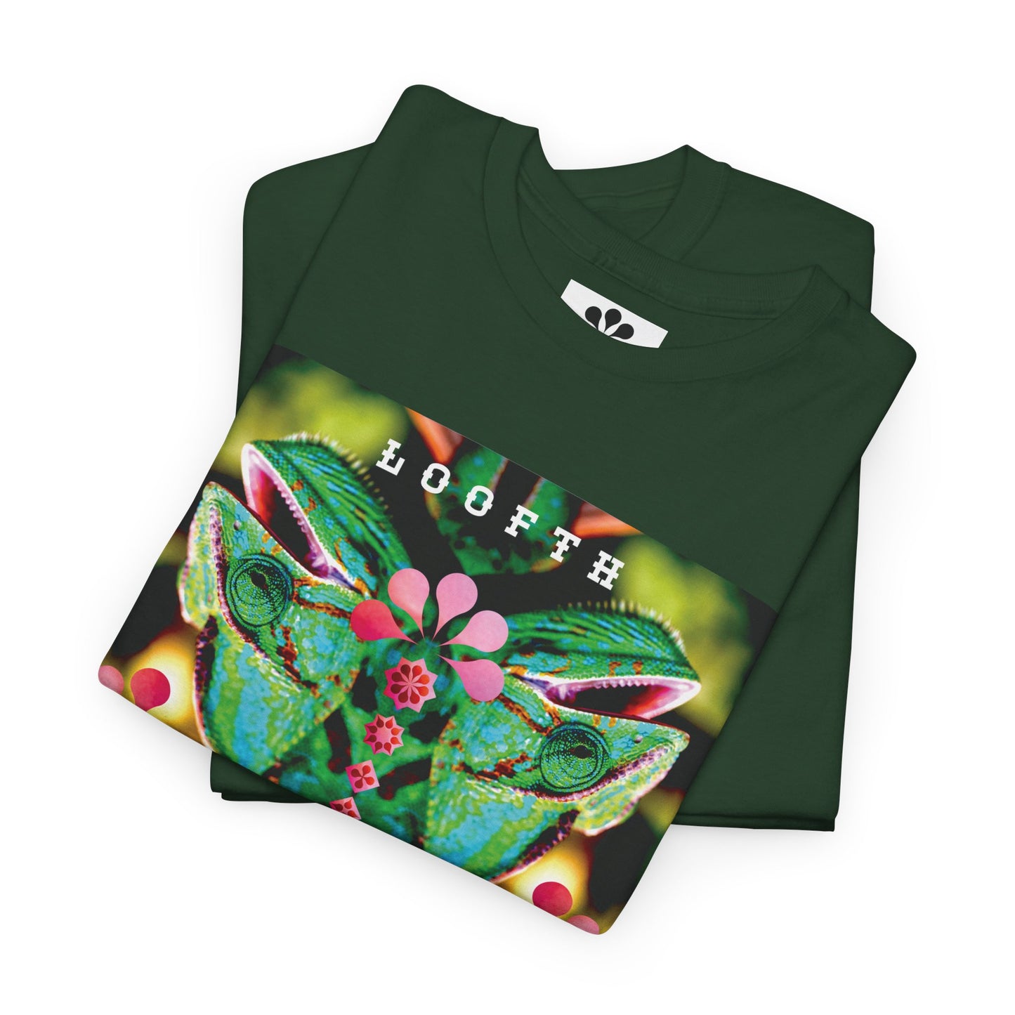 (F) Vert Chameleon Unisex Organic Combed Cotton Medium Fit T-shirt