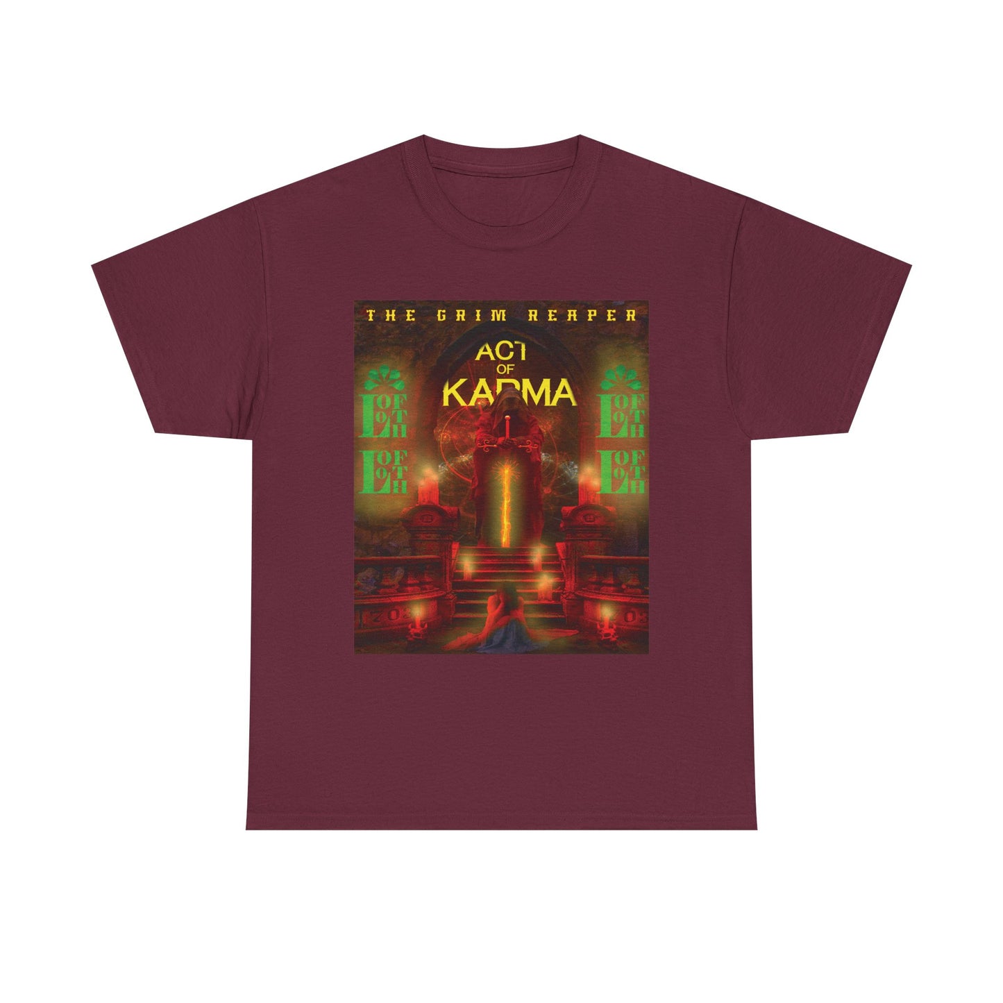 (F) Karma Rouge Heavy Cotton Tee