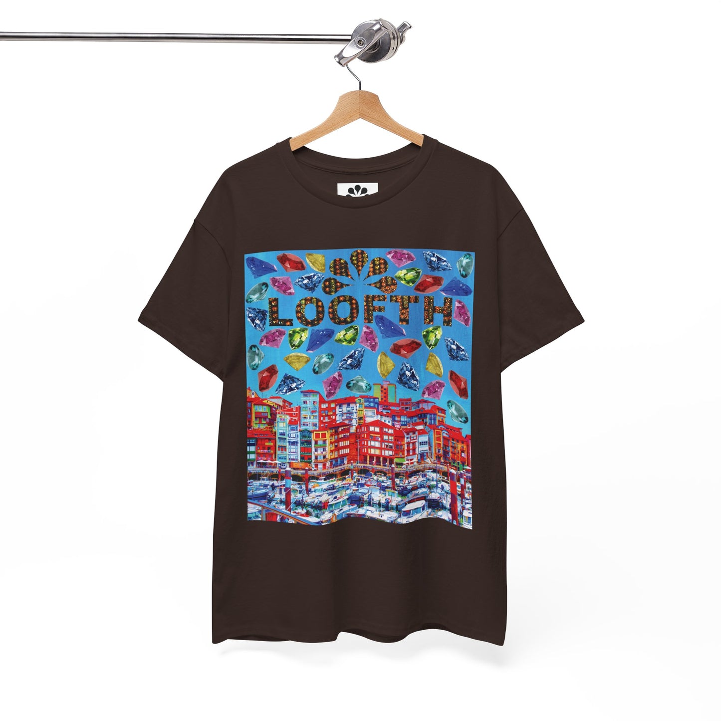 (F) Bijou Céleste Unisex Heavy Cotton Tee