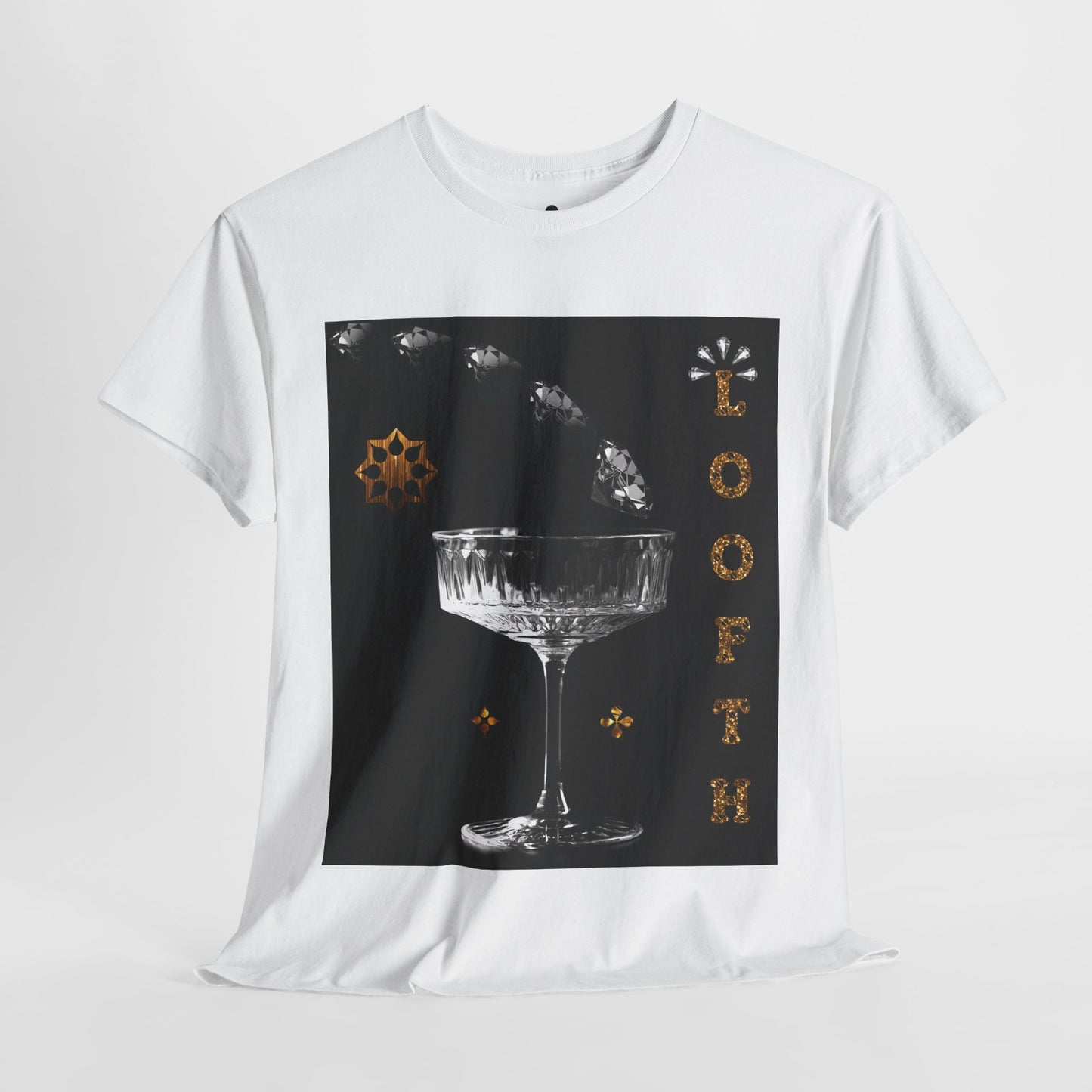 (M) Cristal Noir Unisex Heavy Cotton Tee