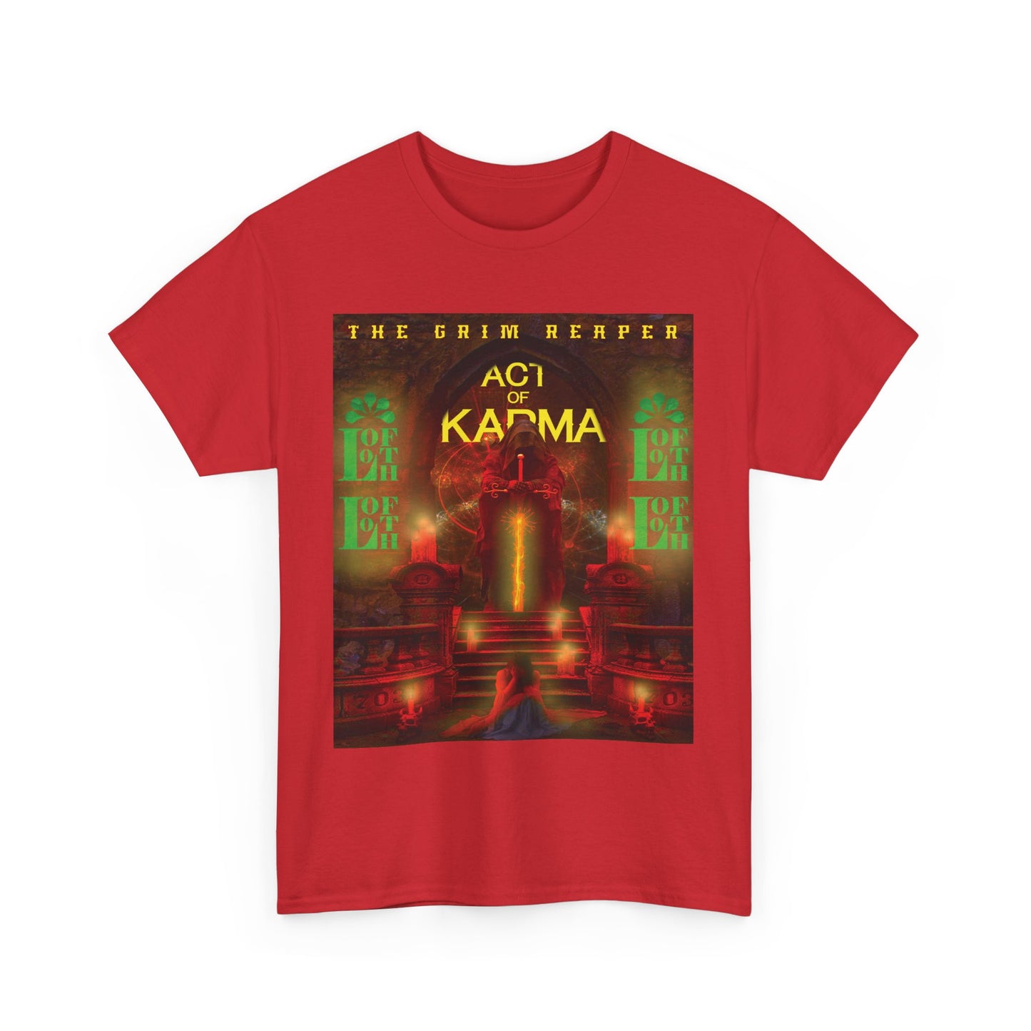 (F) Karma Rouge Heavy Cotton Tee