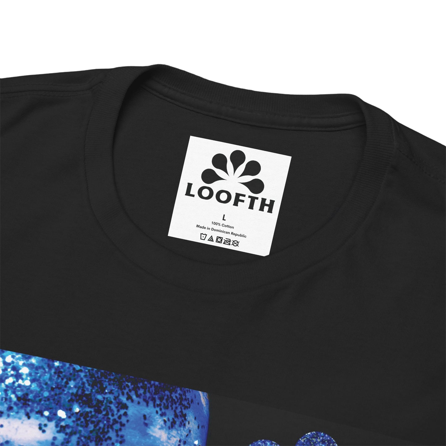 (F) Éclat Bleu Unisex Heavy Cotton Tee