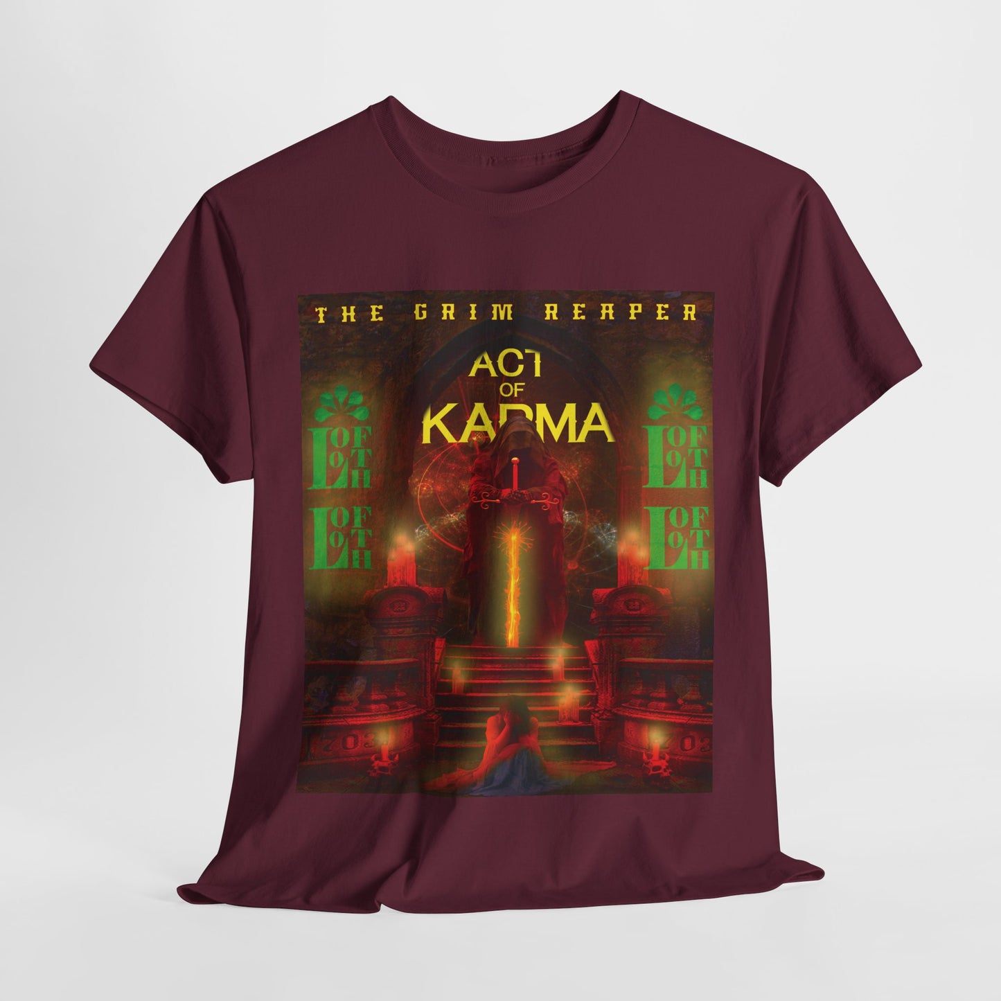 (F) Karma Rouge Heavy Cotton Tee