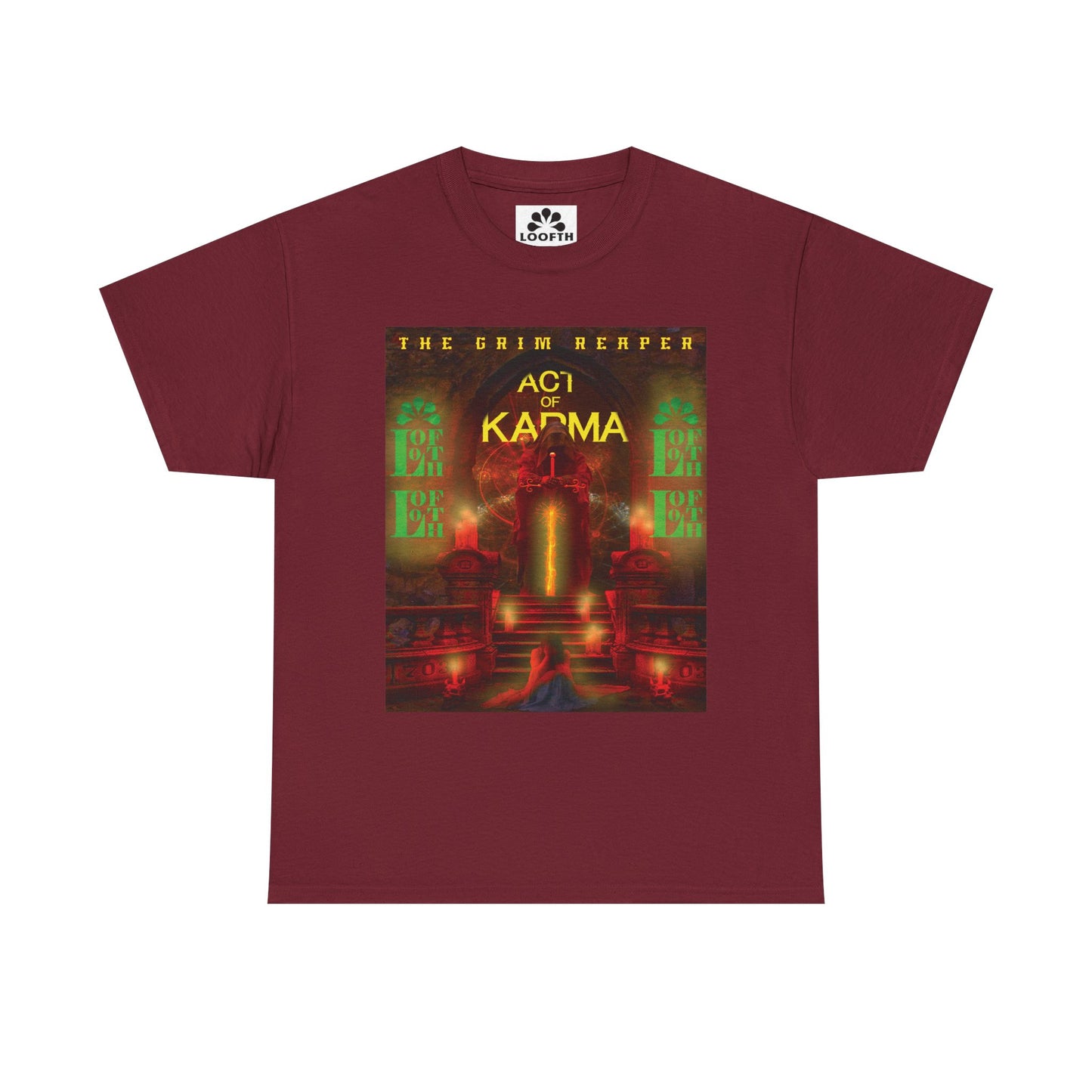 (M) Karma Rouge Unisex Heavy Cotton T-Shirt