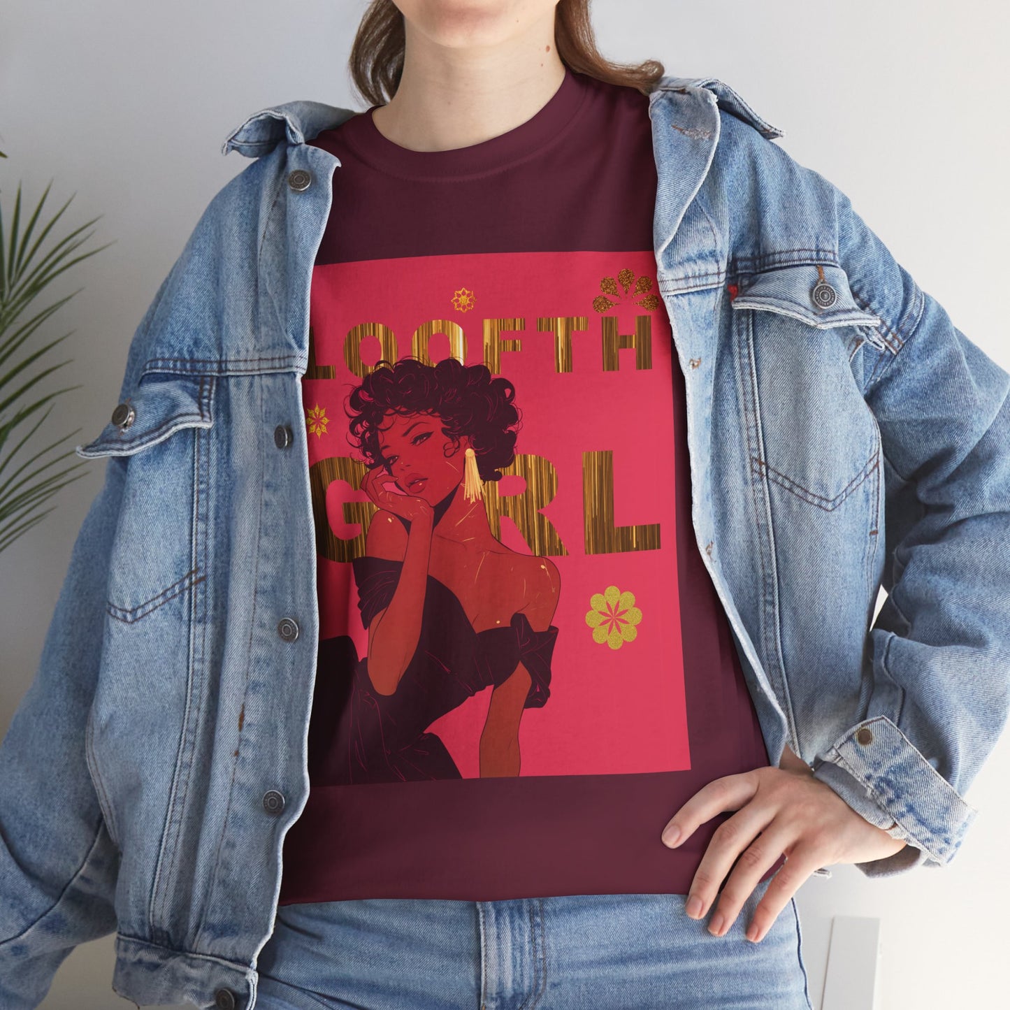 (F) Fille Audacieuse Unisex Heavy Cotton Tee