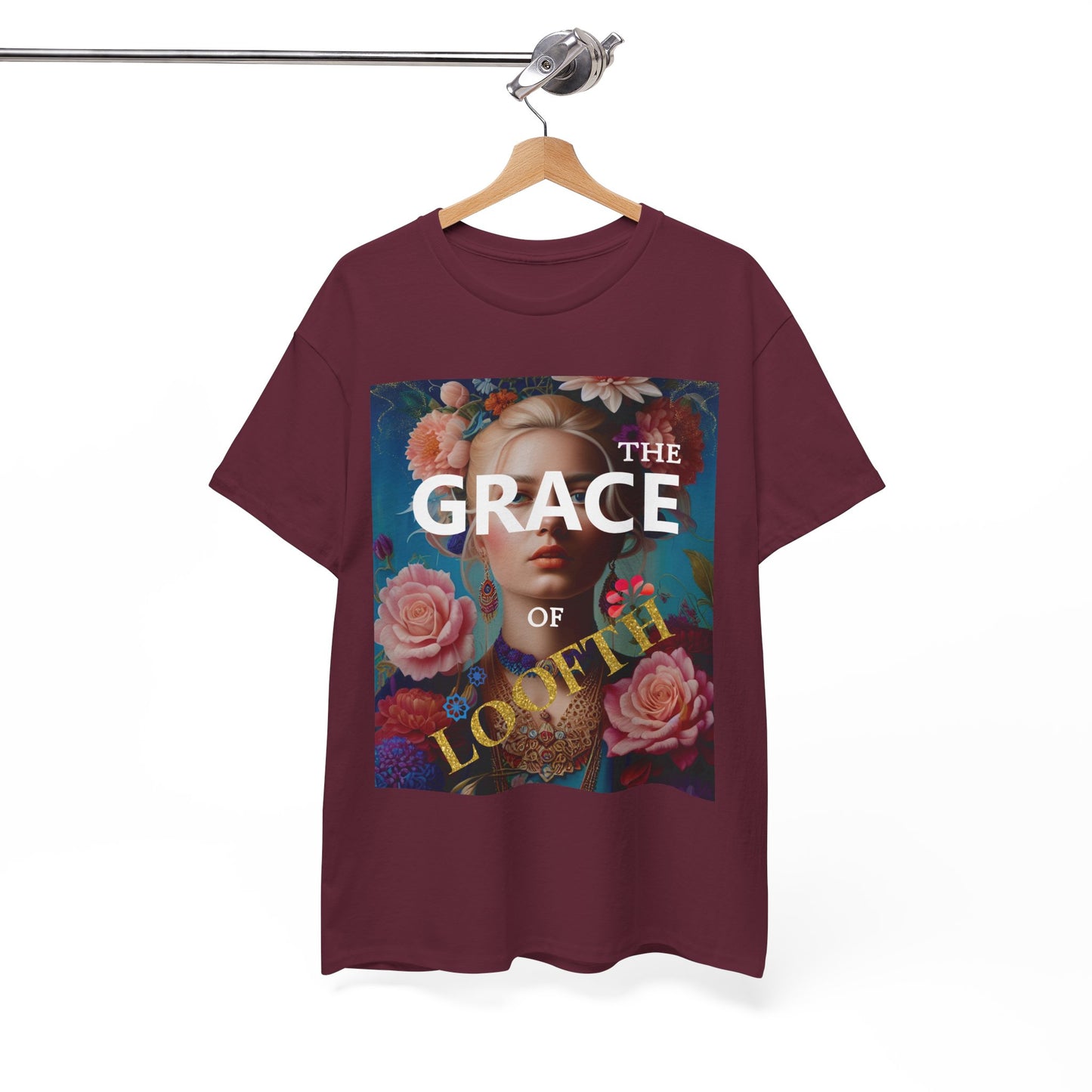 (F) Fleur de Grâce Unisex Heavy Cotton Tee