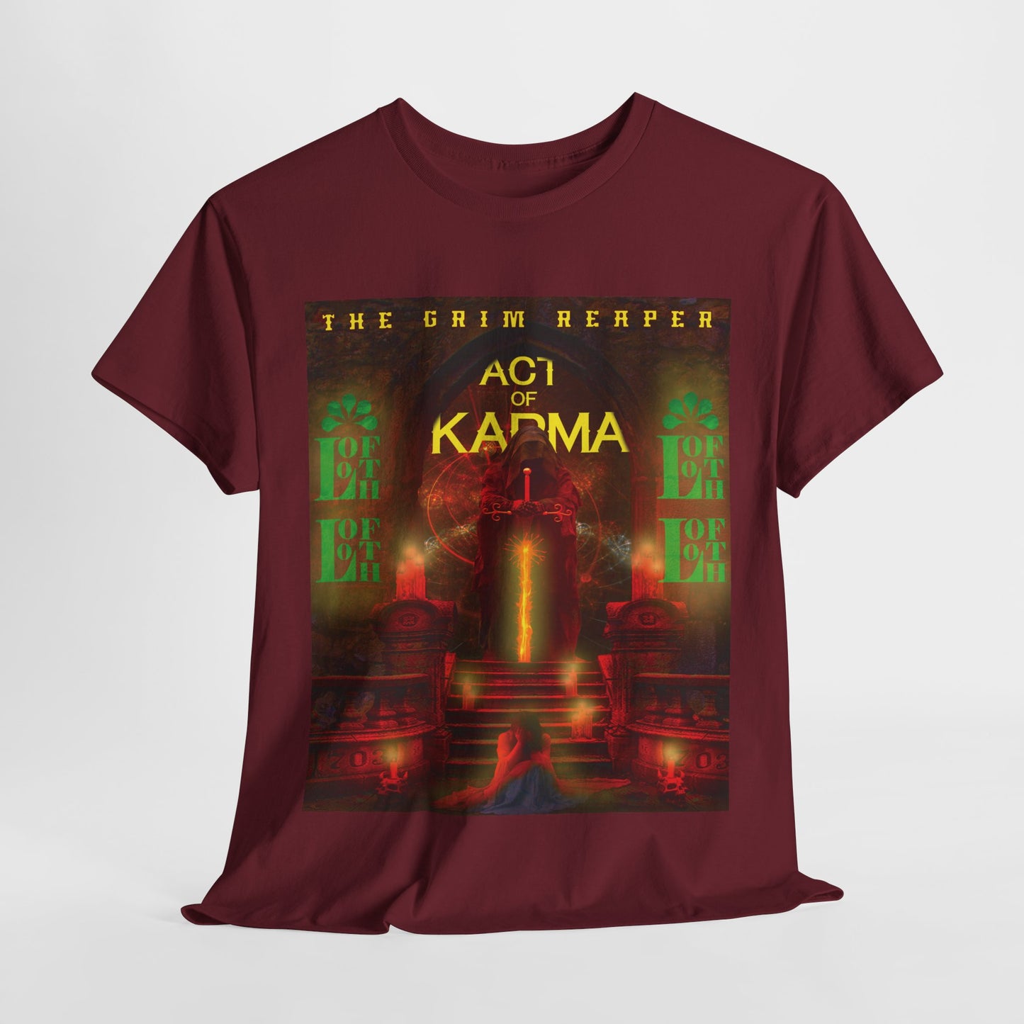 (F) Karma Rouge Heavy Cotton Tee