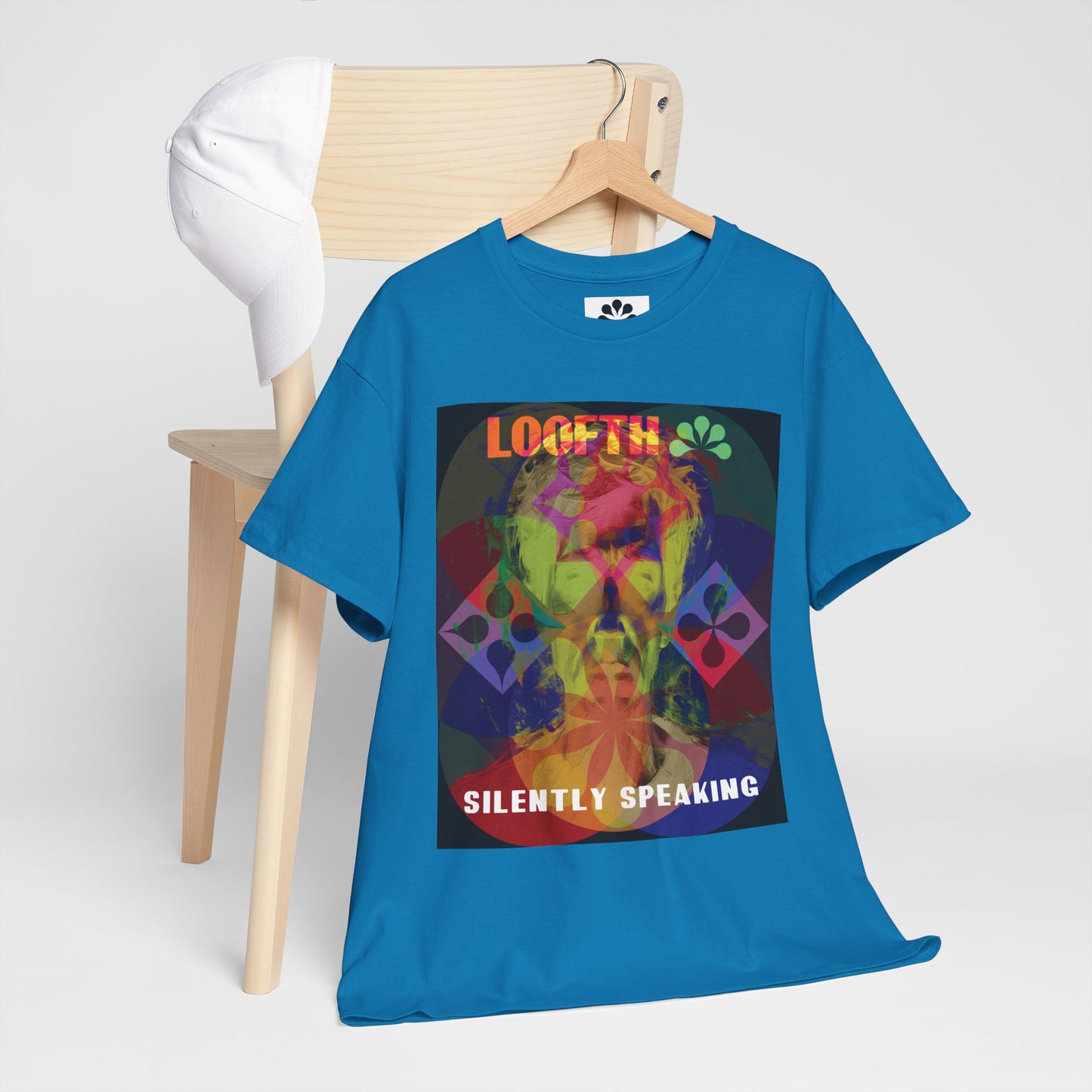 (M) Vibrance Silencieuse Unisex Heavy Cotton Tee