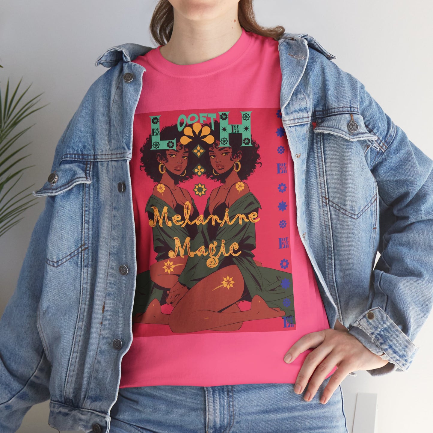 (F) Magie Ébène Unisex Heavy Cotton Tee