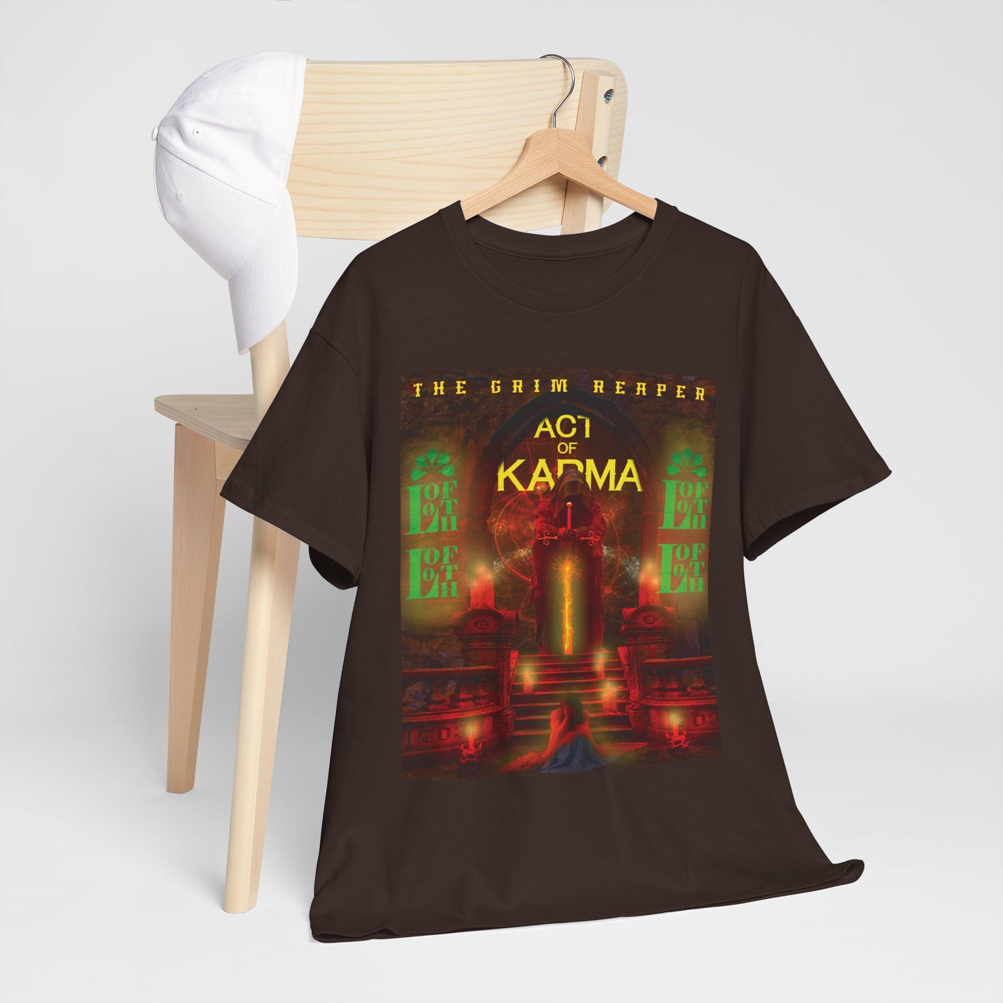 (F) Karma Rouge Heavy Cotton Tee