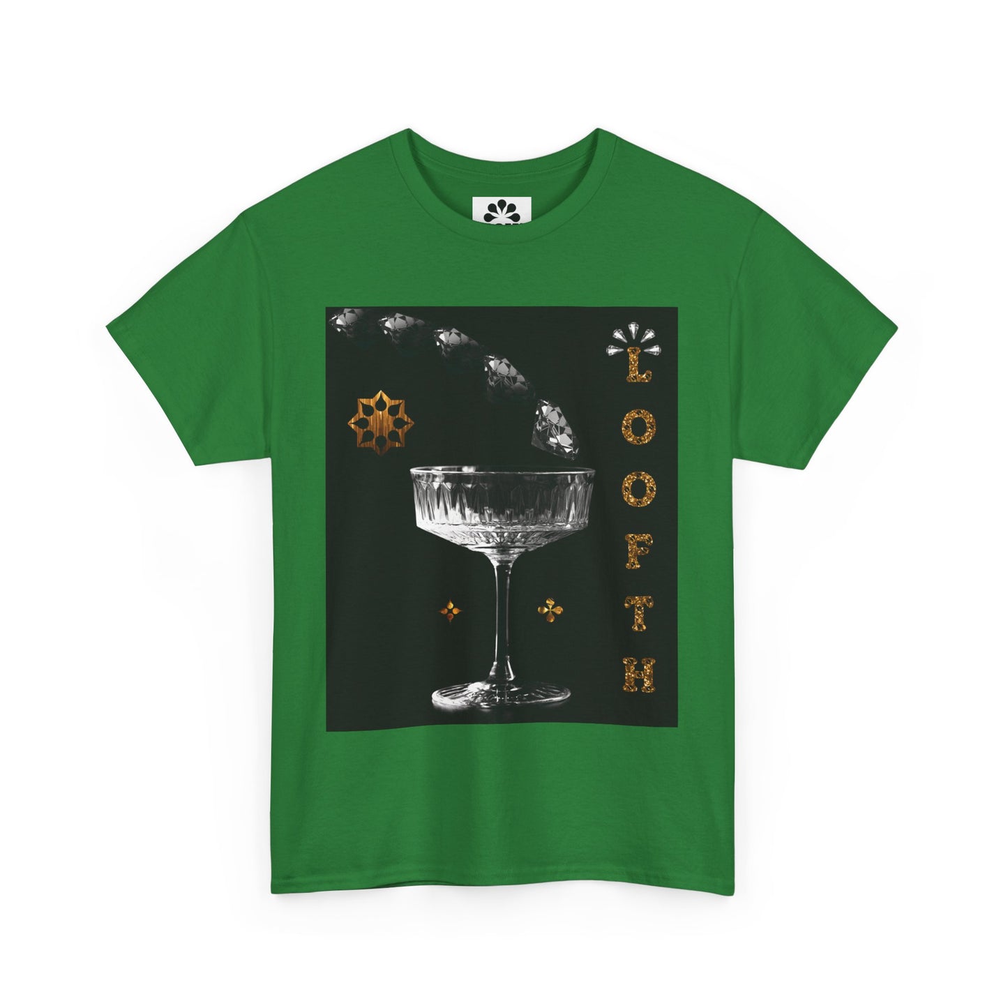 (M) Cristal Noir Unisex Heavy Cotton Tee